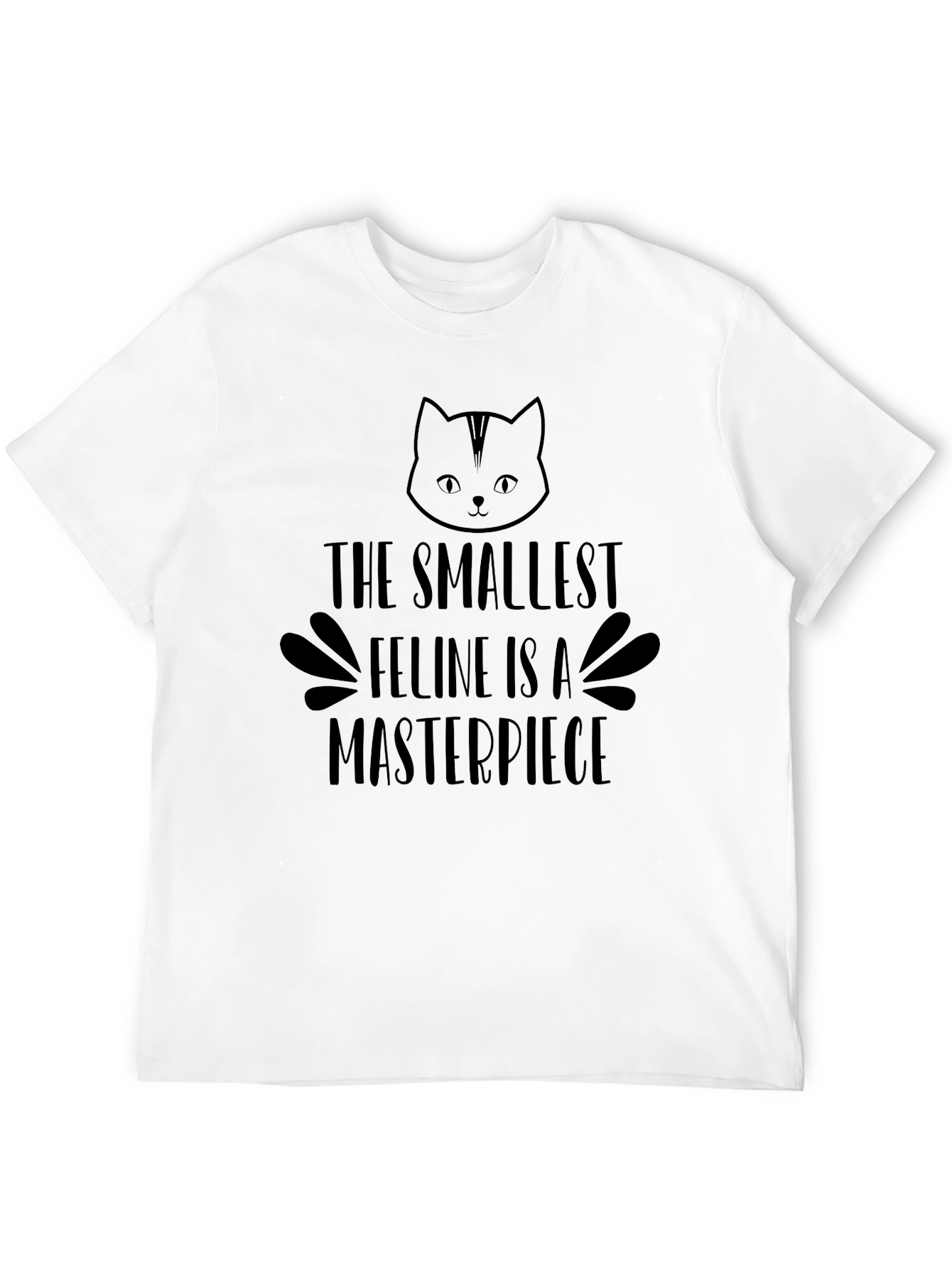 Smallest Feline Masterpiece Black T-Shirt