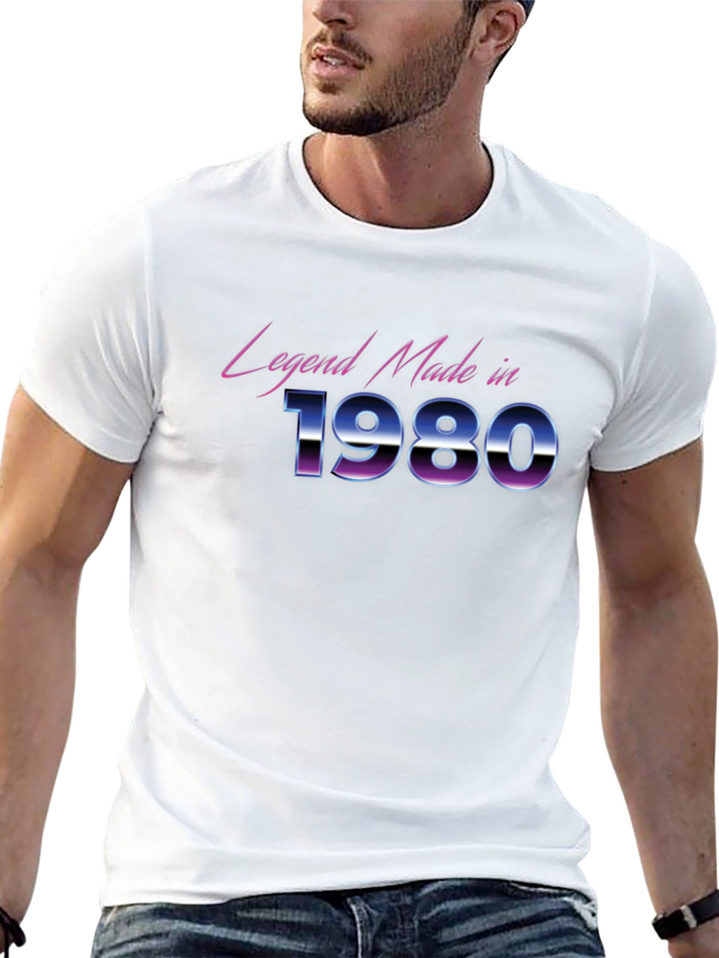 Legend Made in 1980 Black T-Shirt