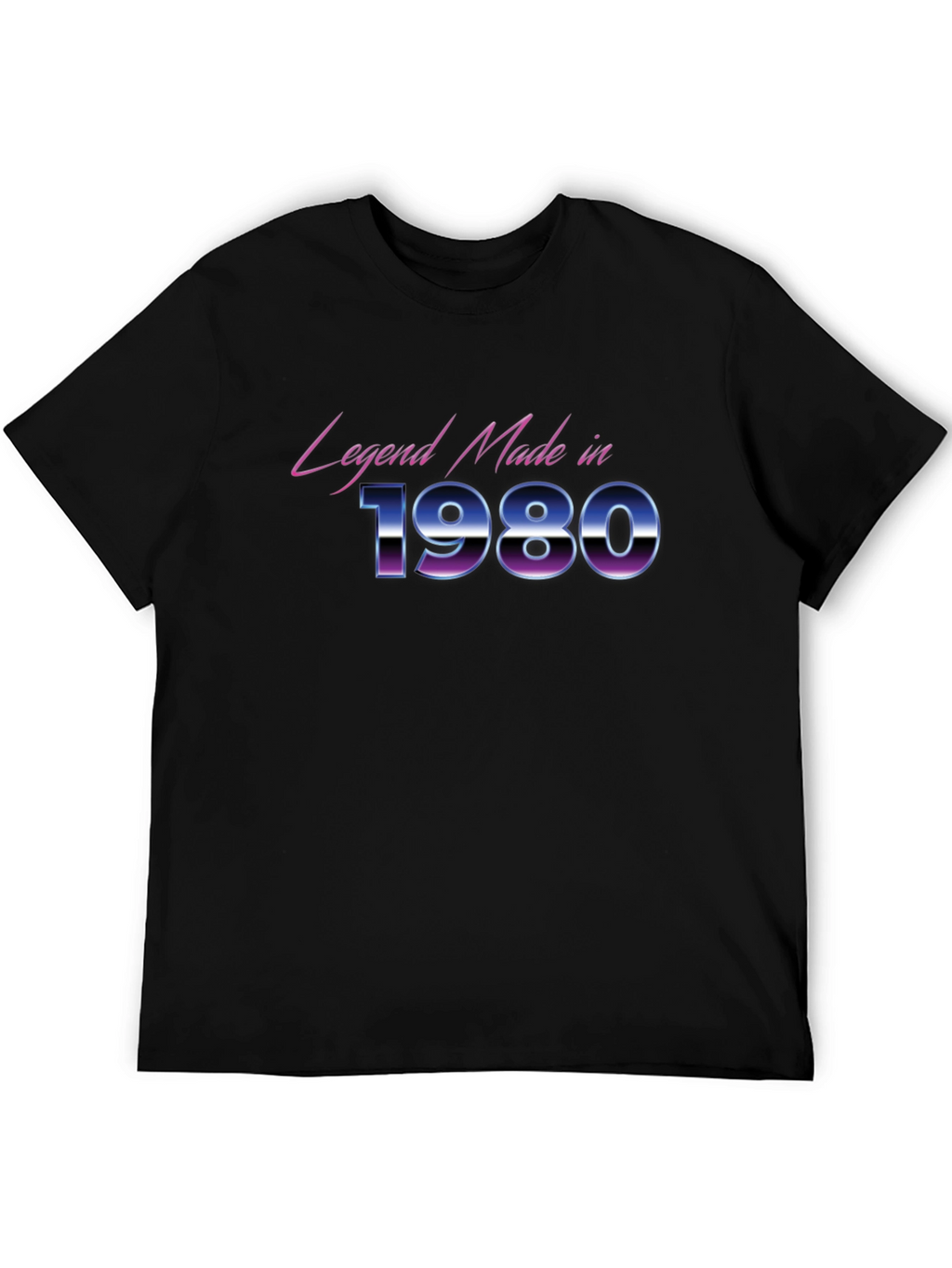 Legend Made in 1980 Black T-Shirt