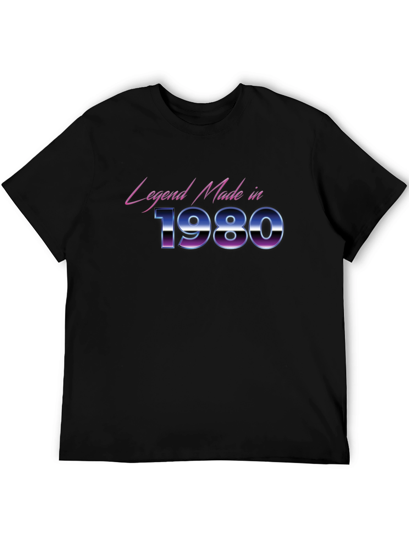 Legend Made in 1980 Black T-Shirt
