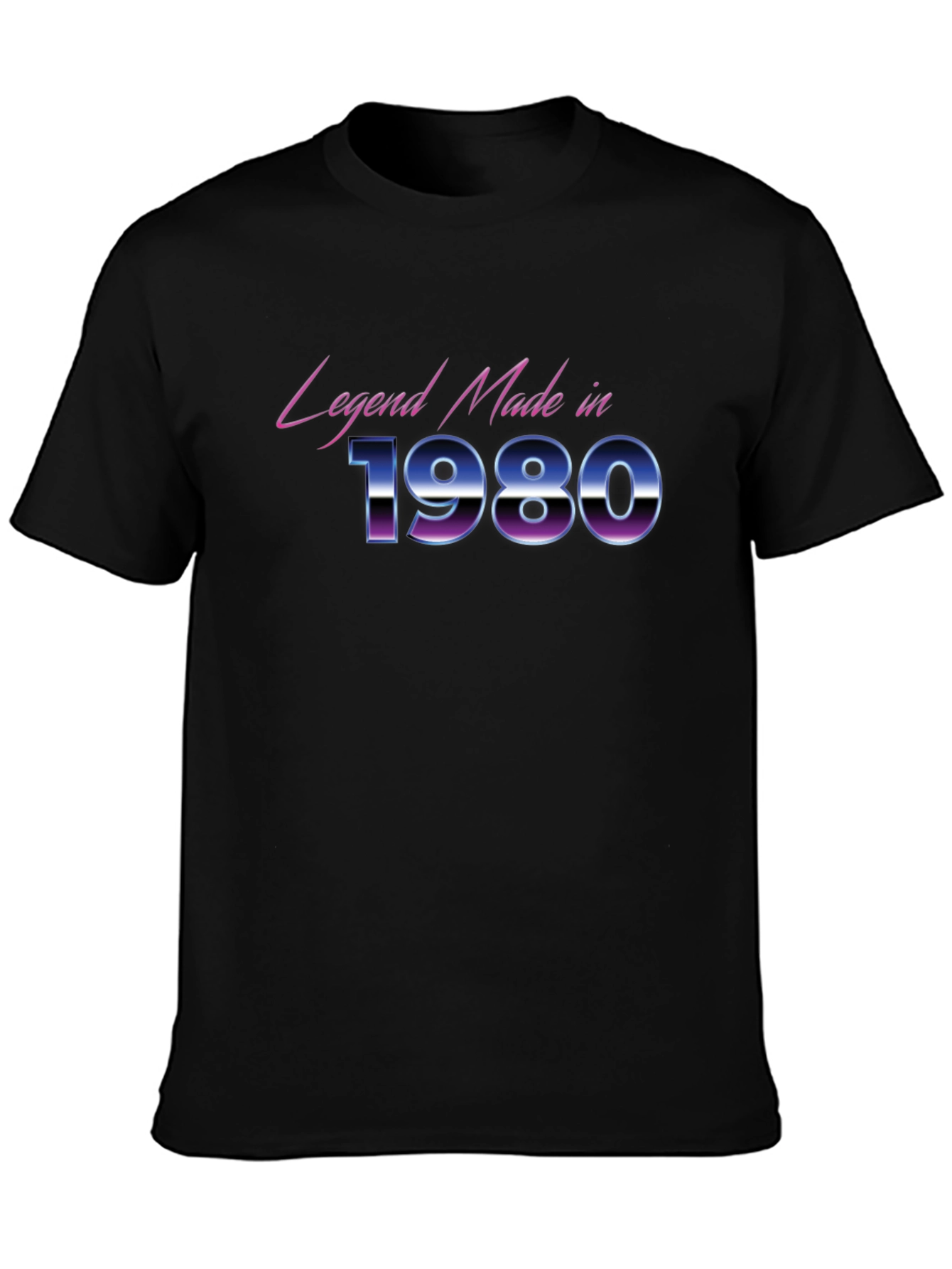Legend Made in 1980 Black T-Shirt