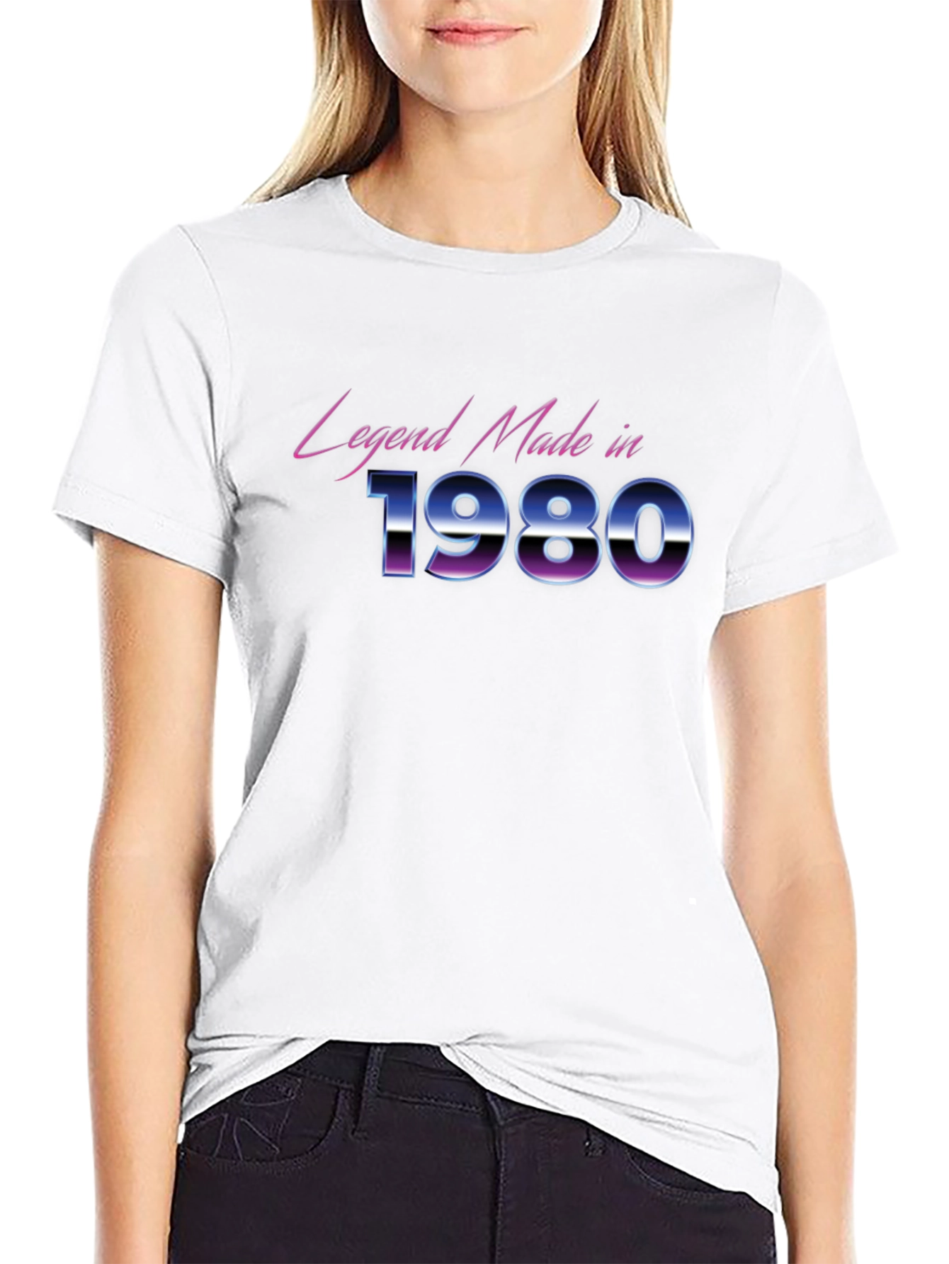 Legend Made in 1980 Black T-Shirt