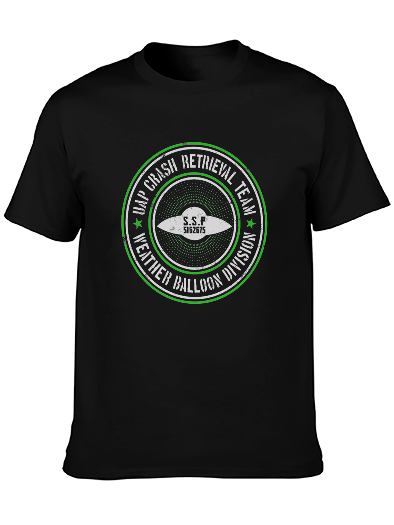UAP Crash Retrieval Team UFO Graphic T-Shirt