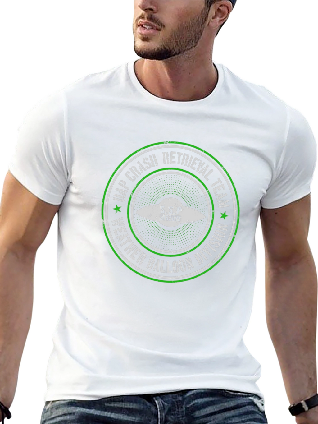 UAP Crash Retrieval Team UFO Graphic T-Shirt
