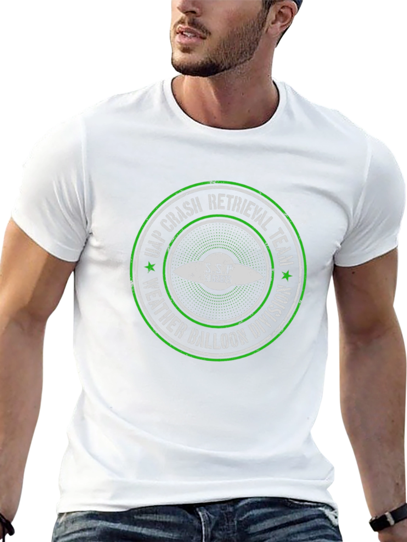 UAP Crash Retrieval Team UFO Graphic T-Shirt