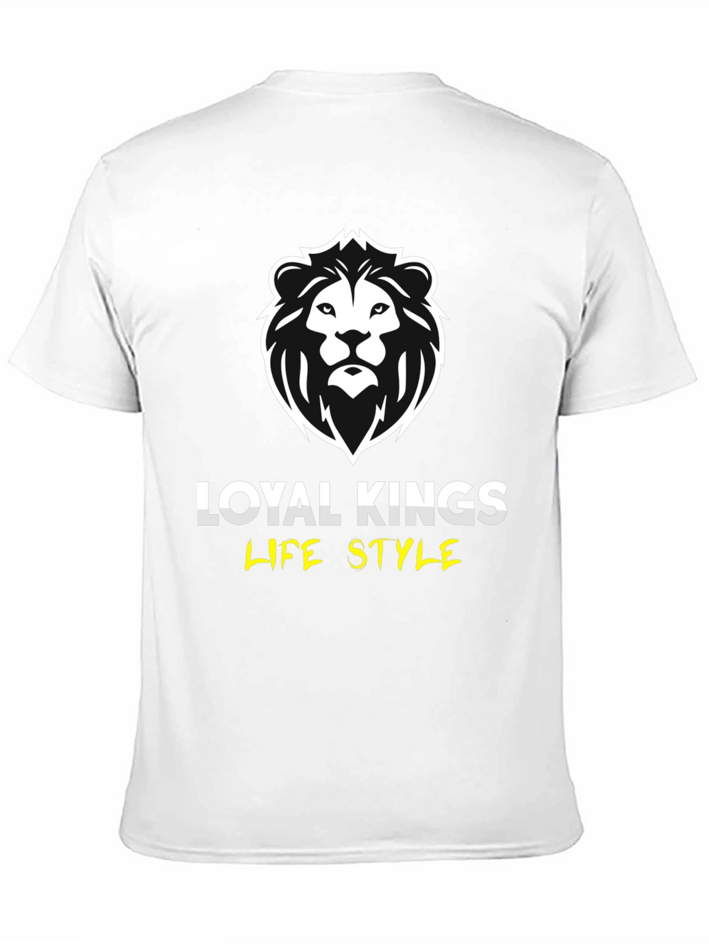 Loyal Kings Lion Graphic Print Black T-Shirt
