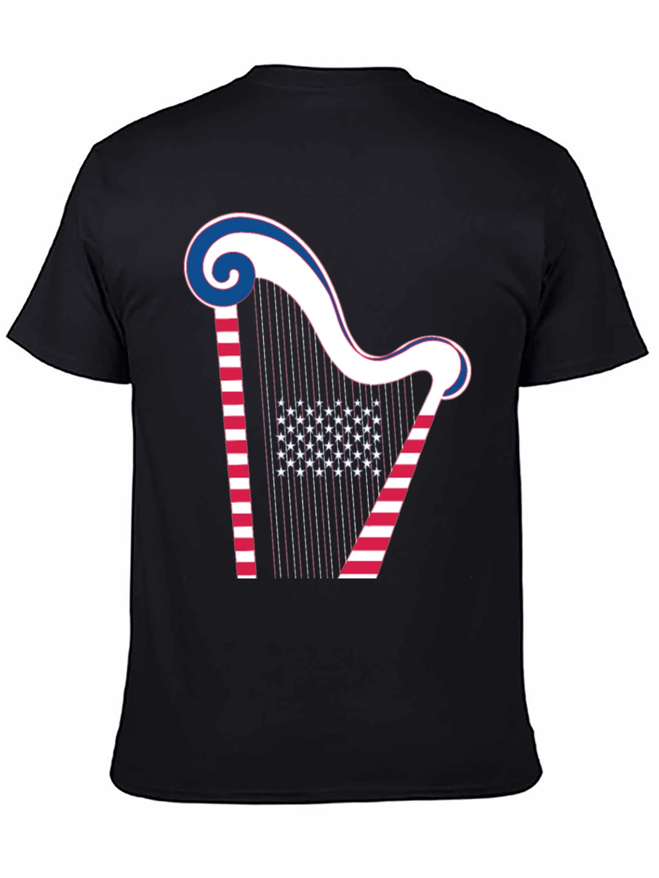 Patriotic Harp Graphic Tee