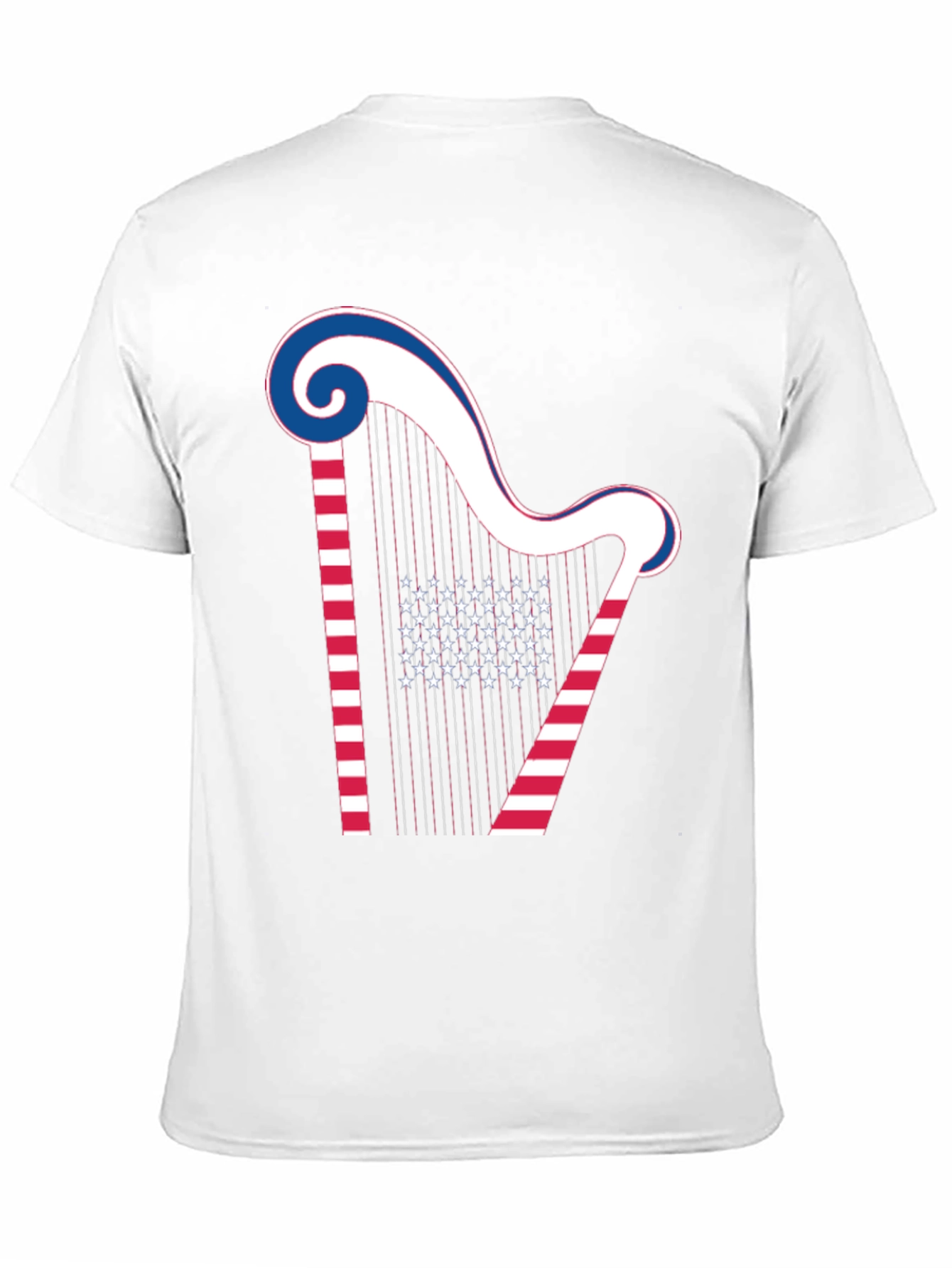 Patriotic Harp Graphic Tee