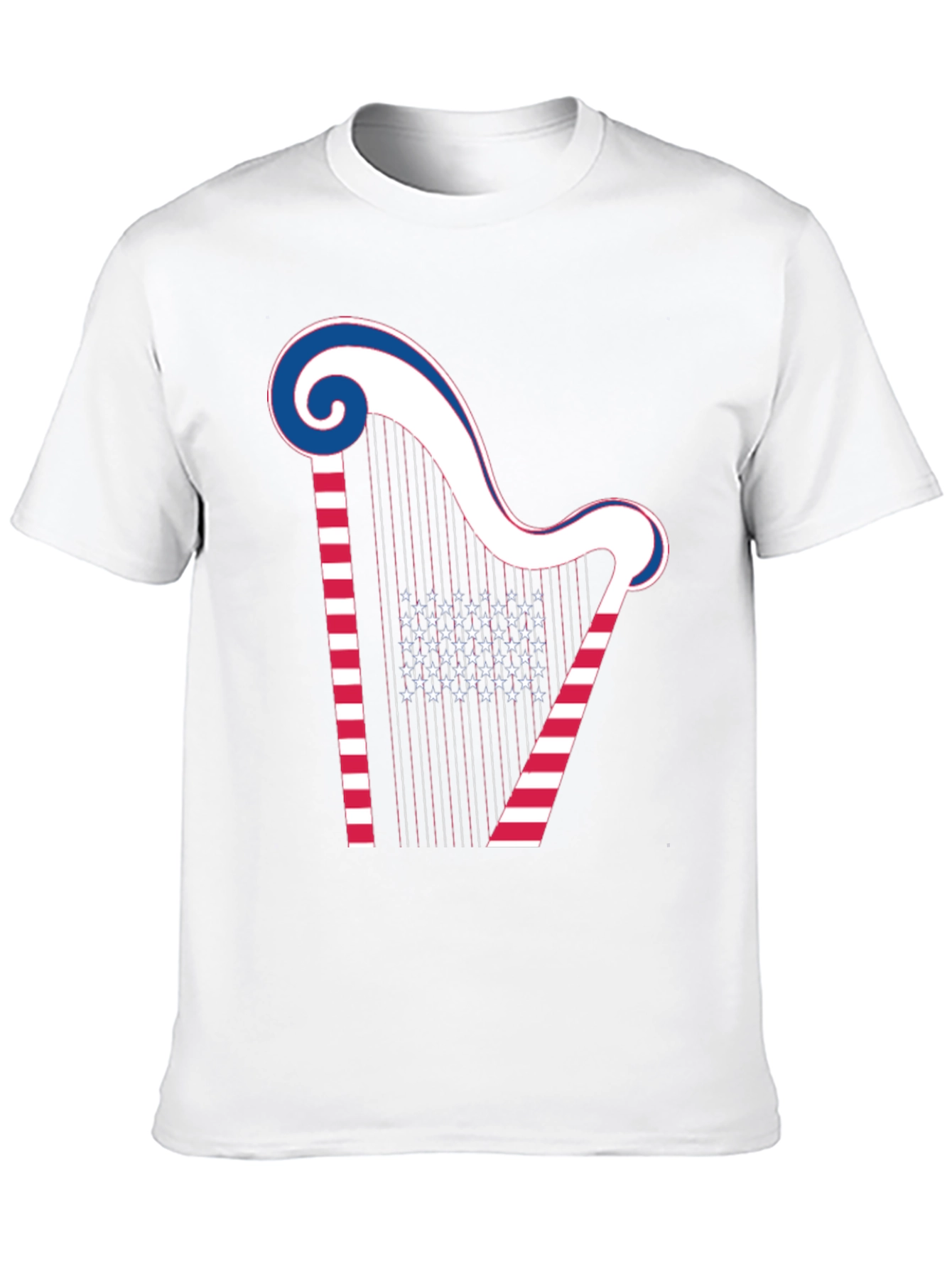 Patriotic Harp Graphic Tee