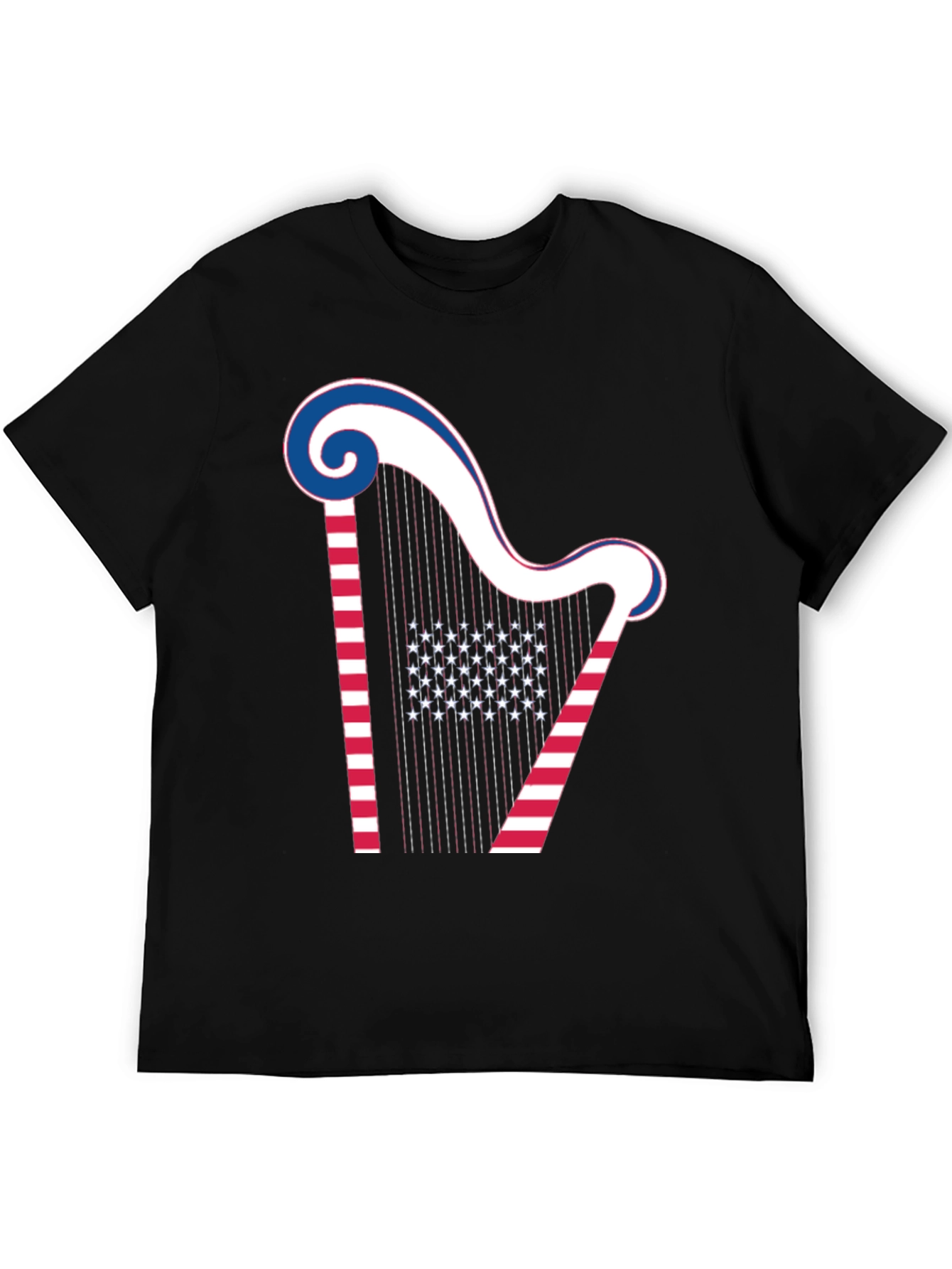 Patriotic Harp Graphic Tee