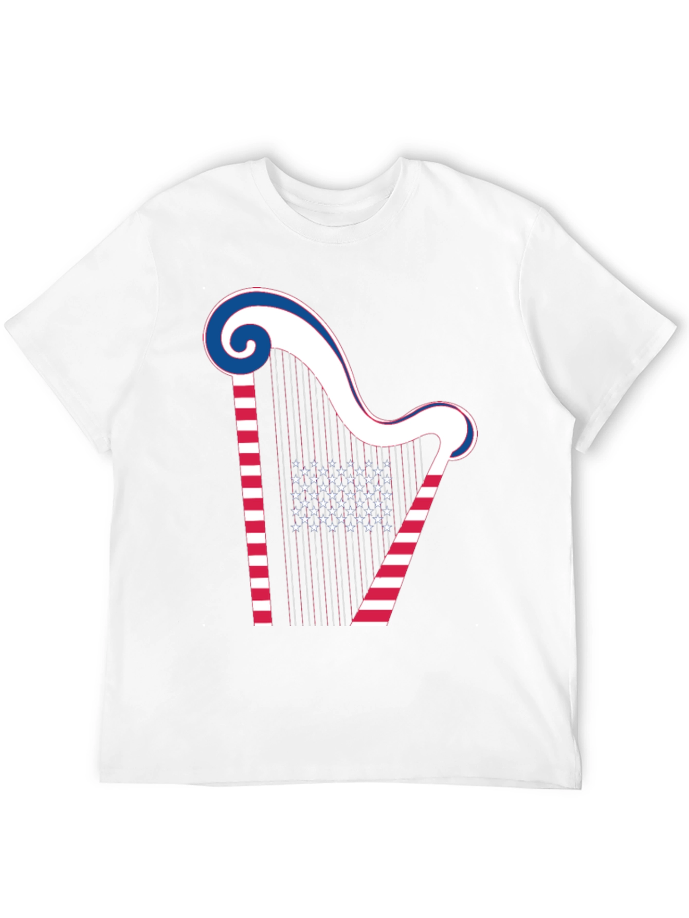 Patriotic Harp Graphic Tee
