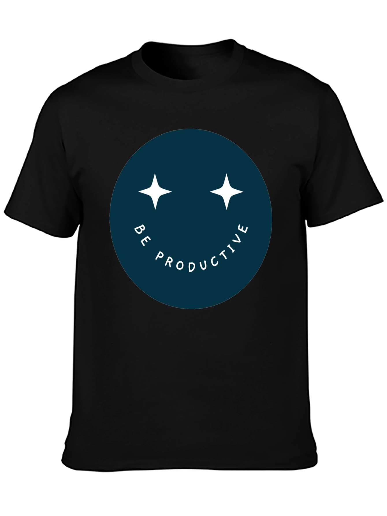 Be Productive Smiley Face T-Shirt