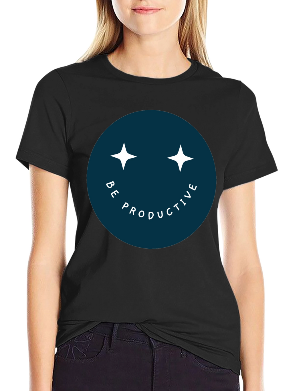 Be Productive Smiley Face T-Shirt