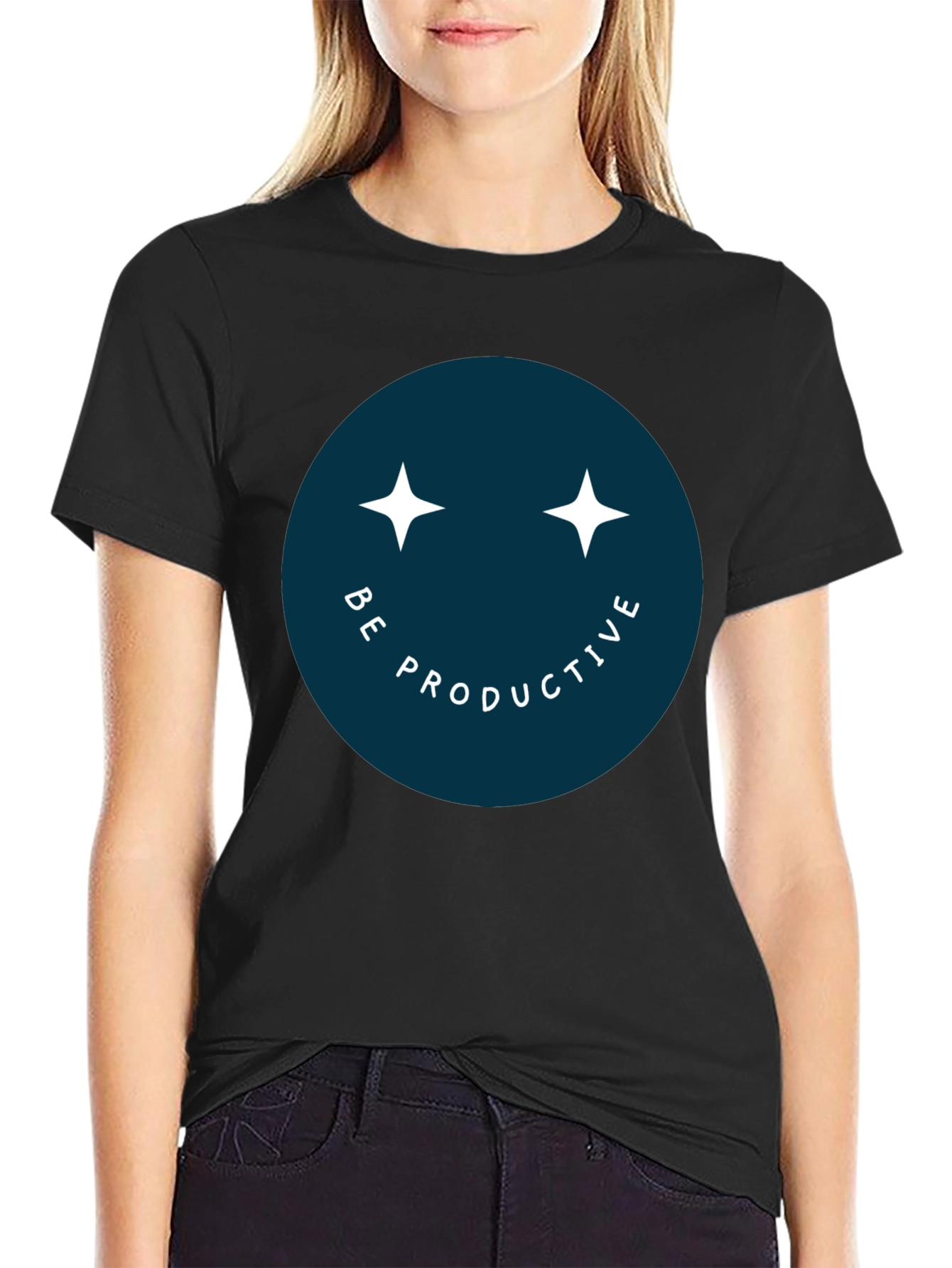 Be Productive Smiley Face T-Shirt