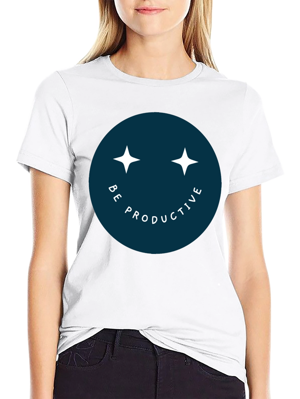 Be Productive Smiley Face T-Shirt