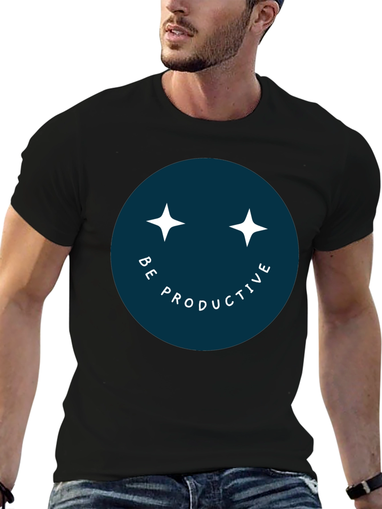 Be Productive Smiley Face T-Shirt