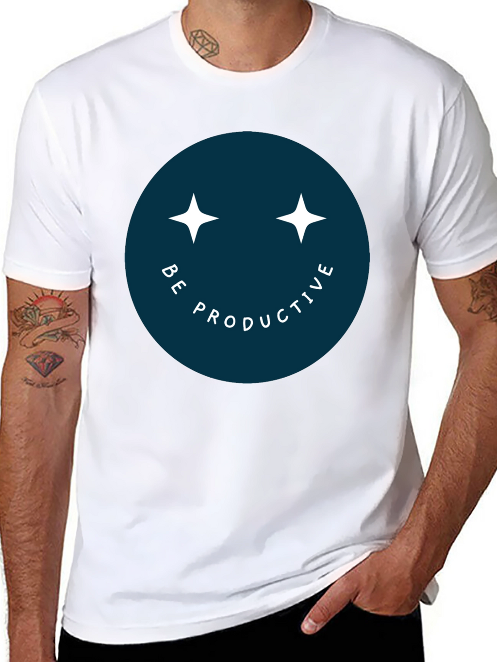 Be Productive Smiley Face T-Shirt