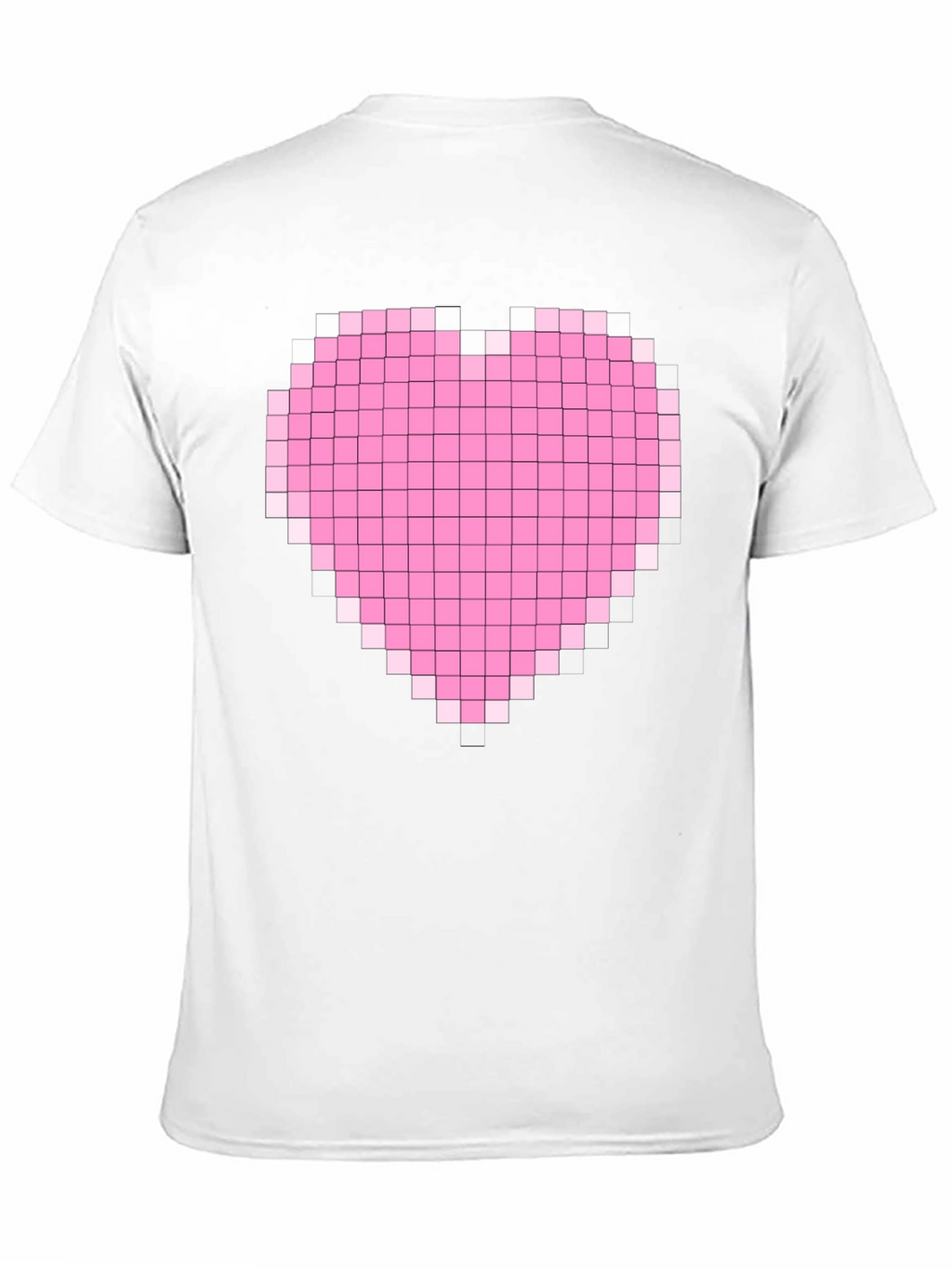 Pixel Heart Graphic Black T-Shirt