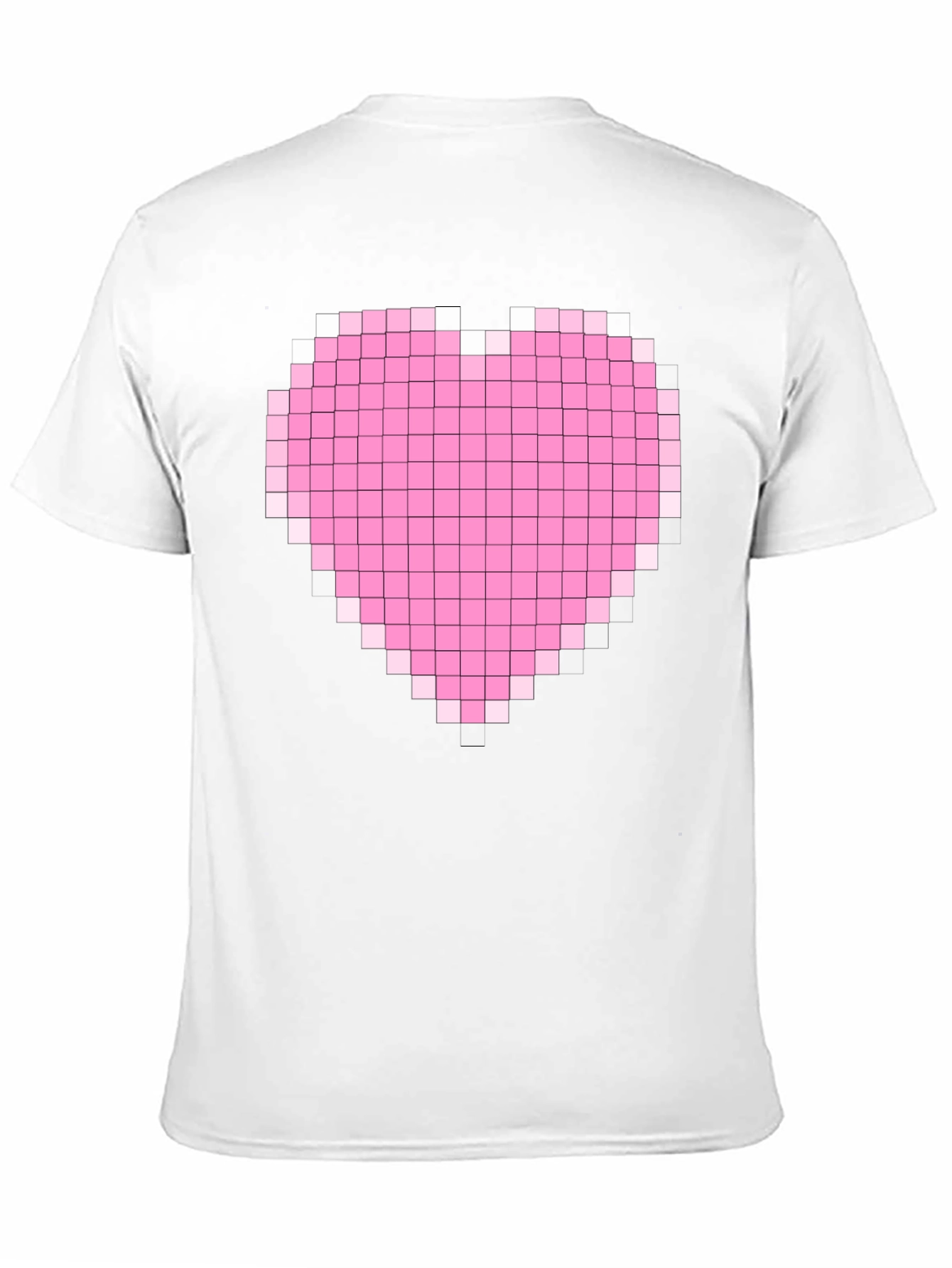 Pixel Heart Graphic Black T-Shirt