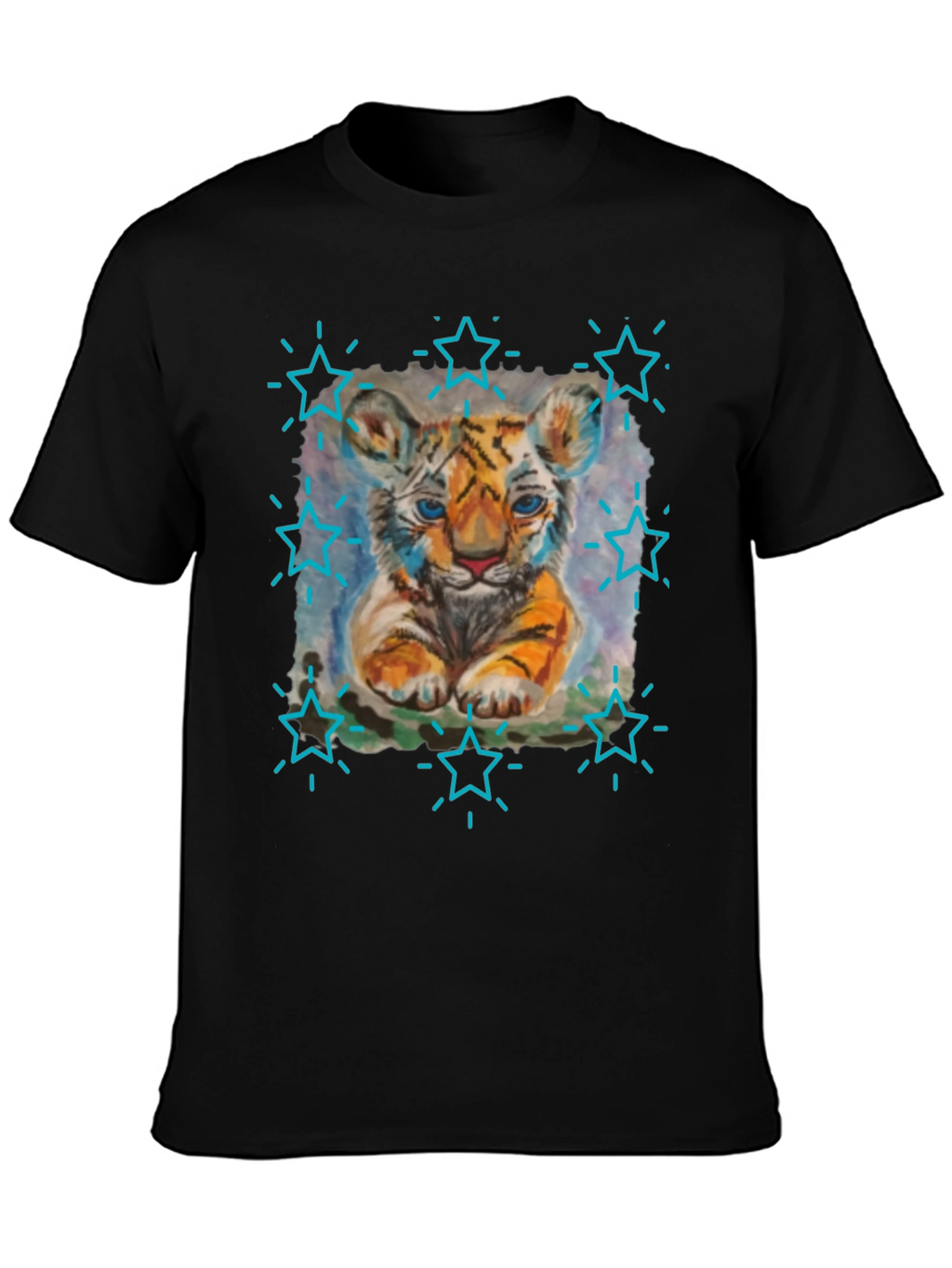 Cute Tiger Cub Graphic Tee