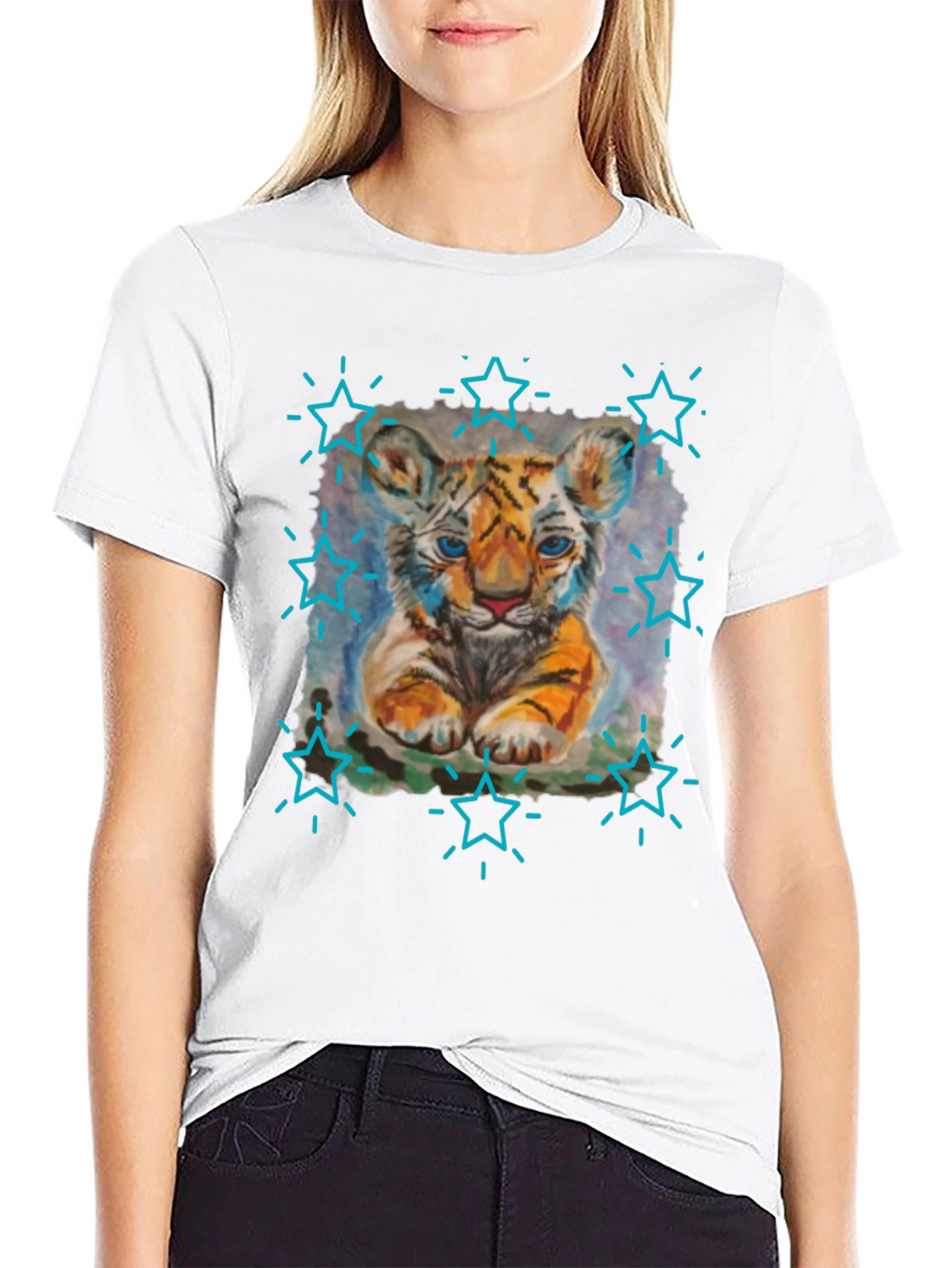 Cute Tiger Cub Graphic Tee