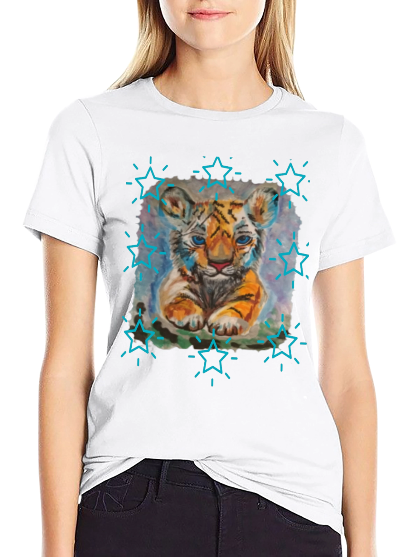 Cute Tiger Cub Graphic Tee