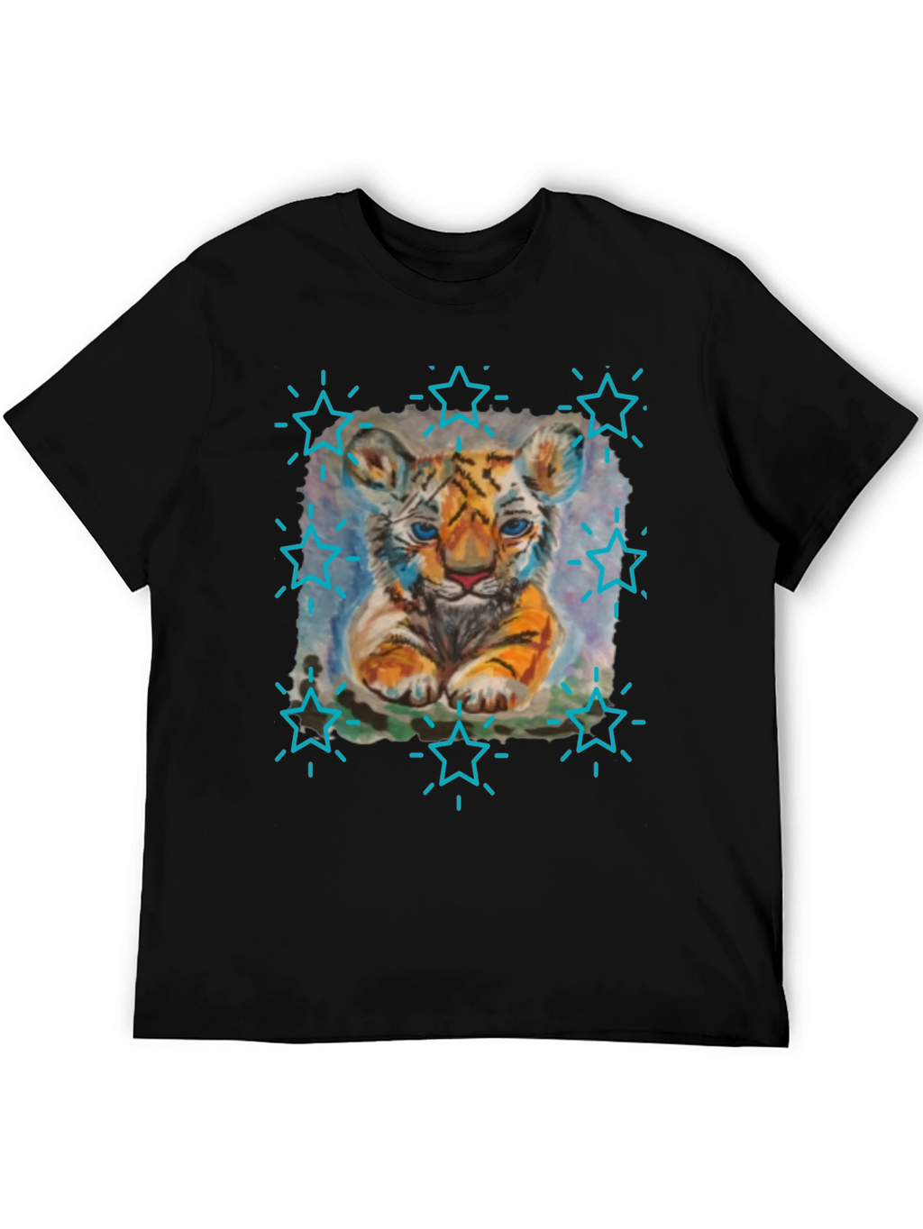 Cute Tiger Cub Graphic Tee