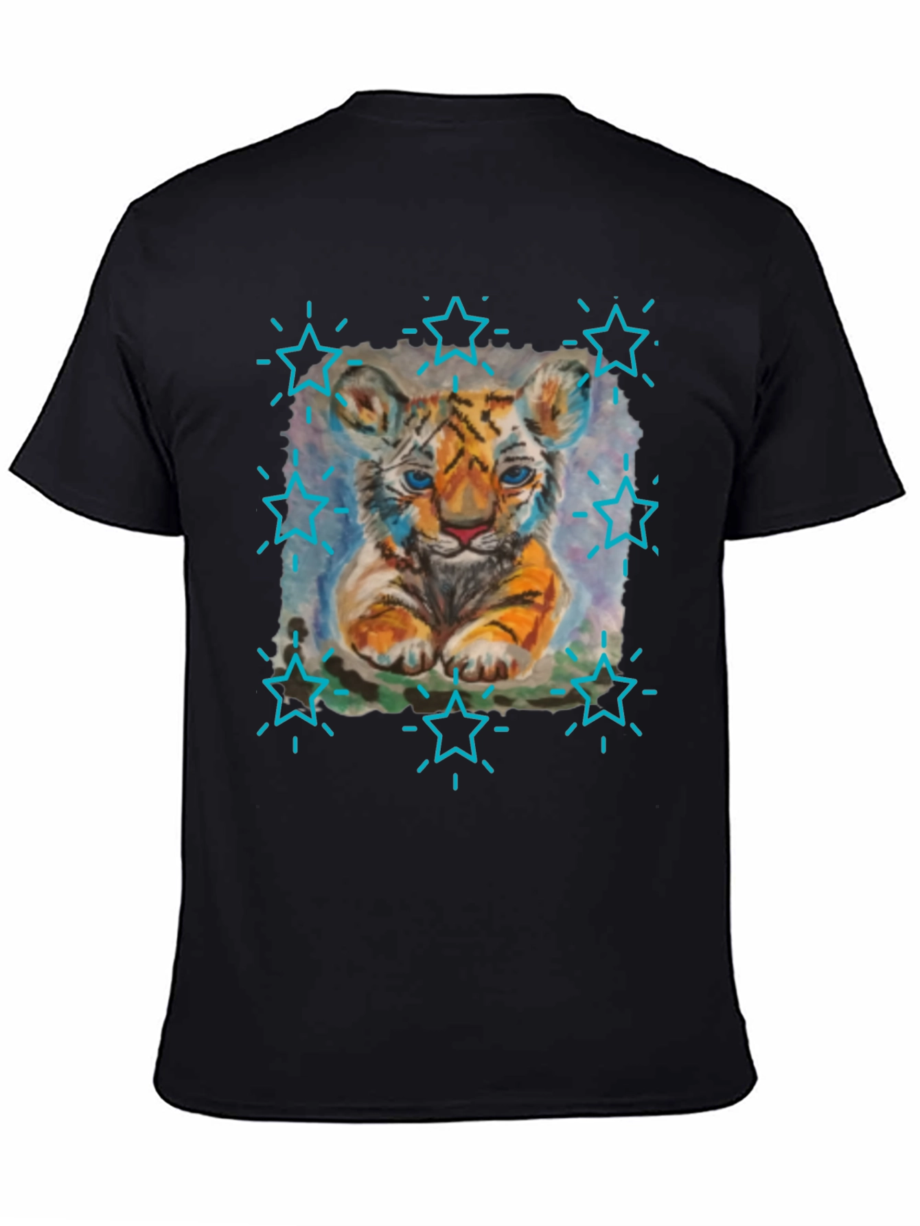 Cute Tiger Cub Graphic Tee