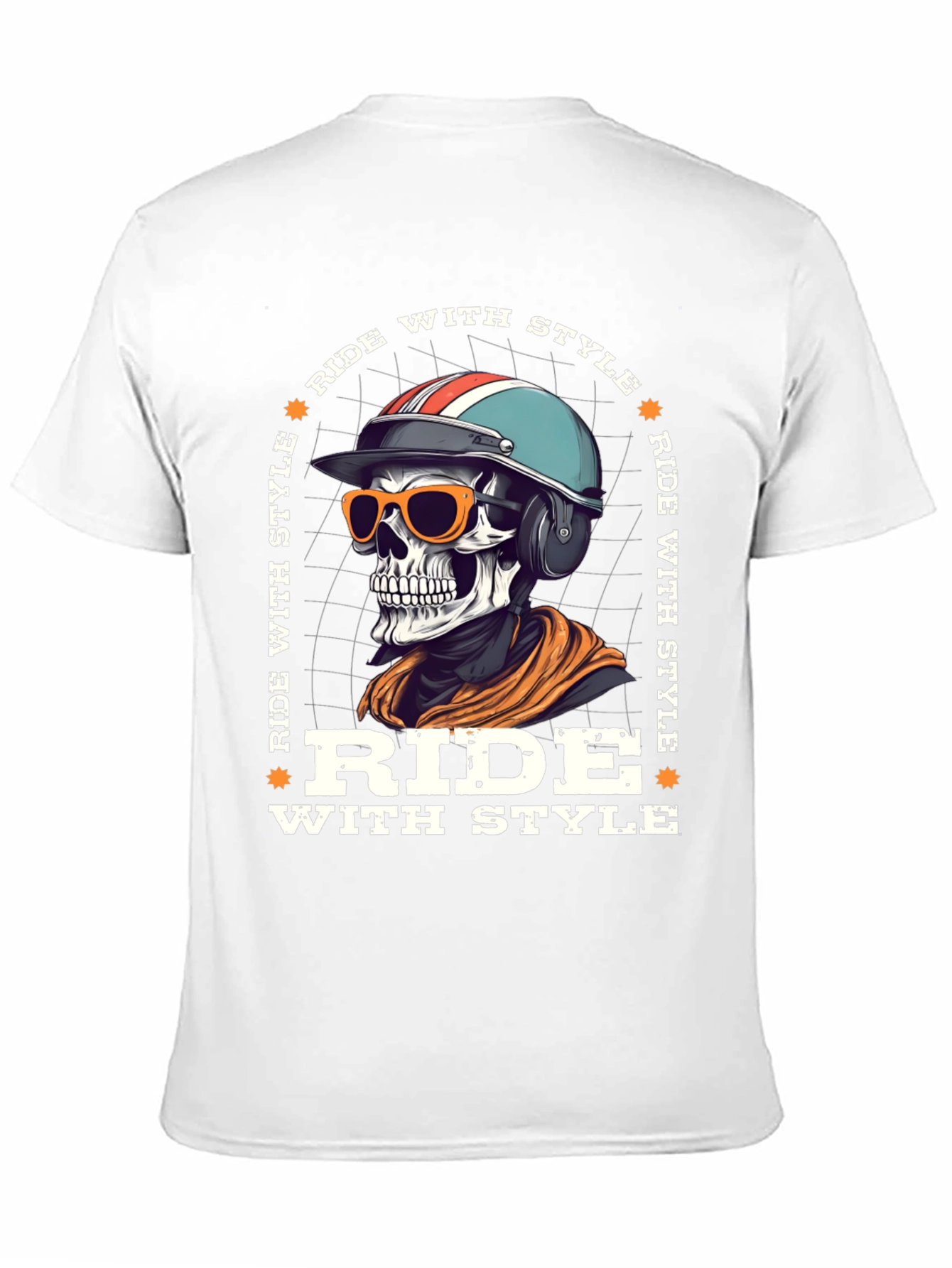 Ride With Style Skeleton Graphic Tee