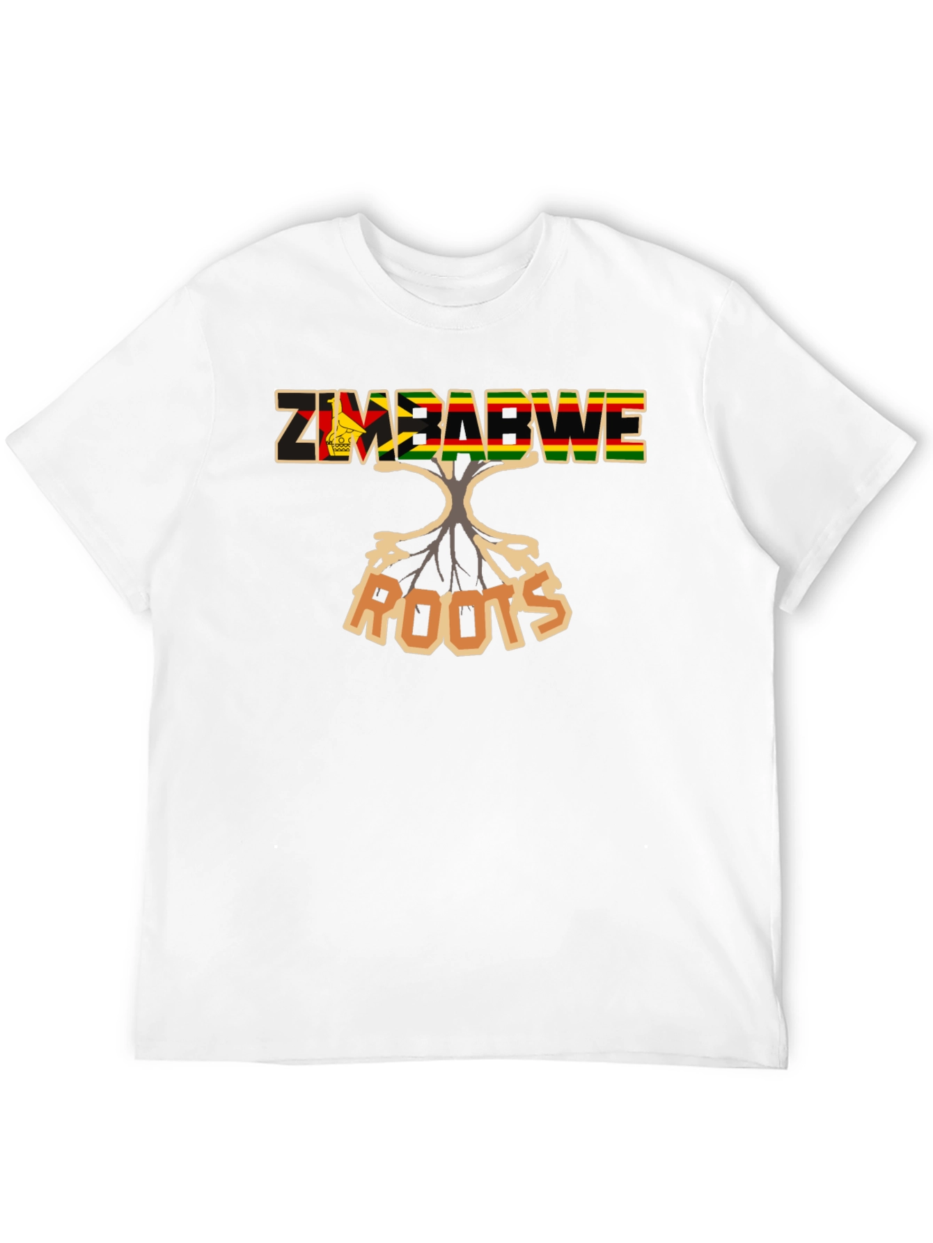 Zimbabwe Roots Black T-Shirt