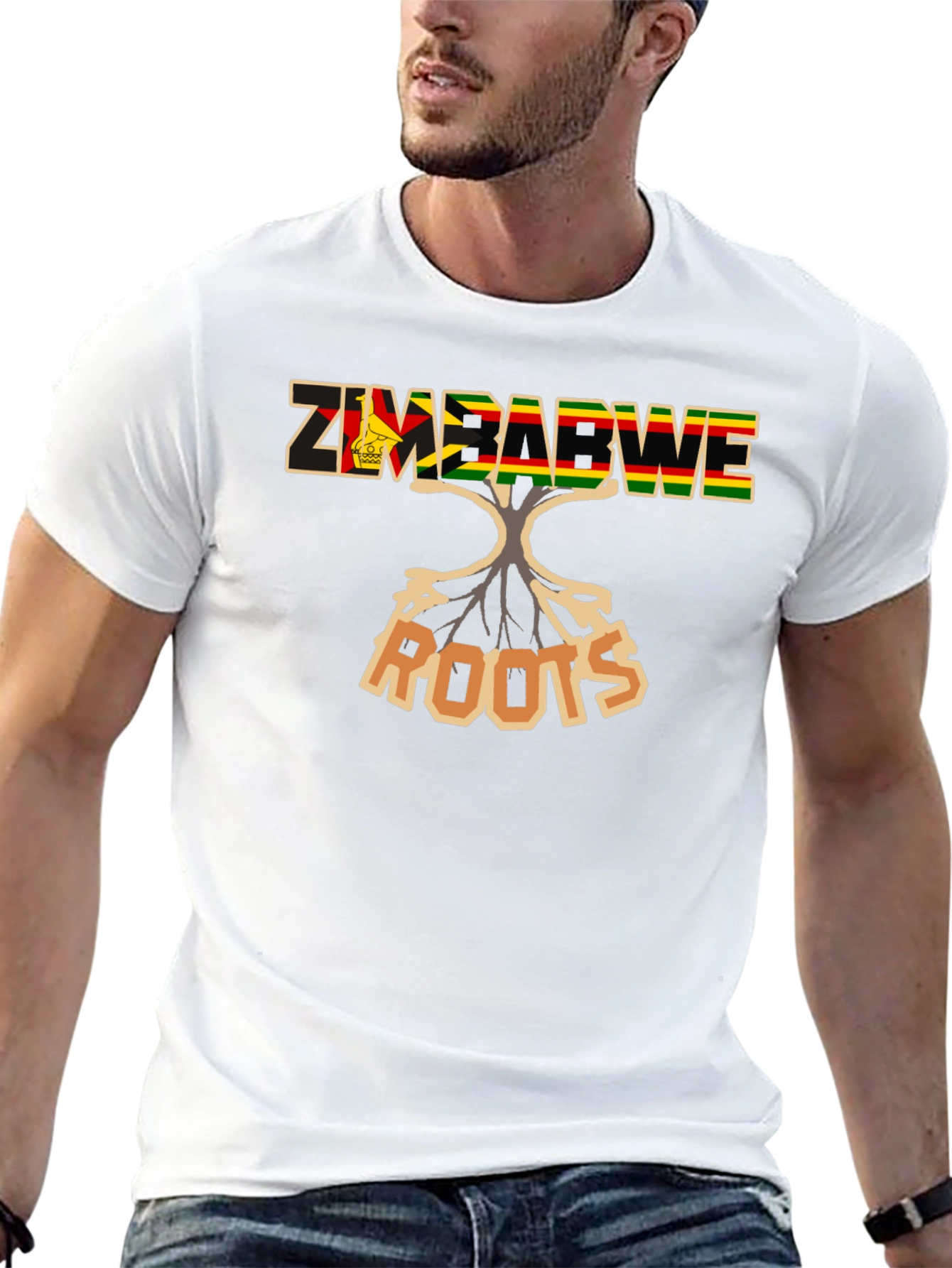 Zimbabwe Roots Black T-Shirt