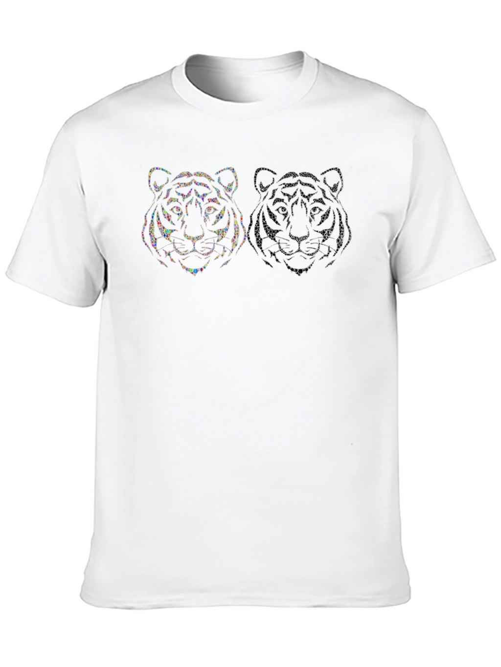 Tiger Graphic Black T-Shirt - Mens