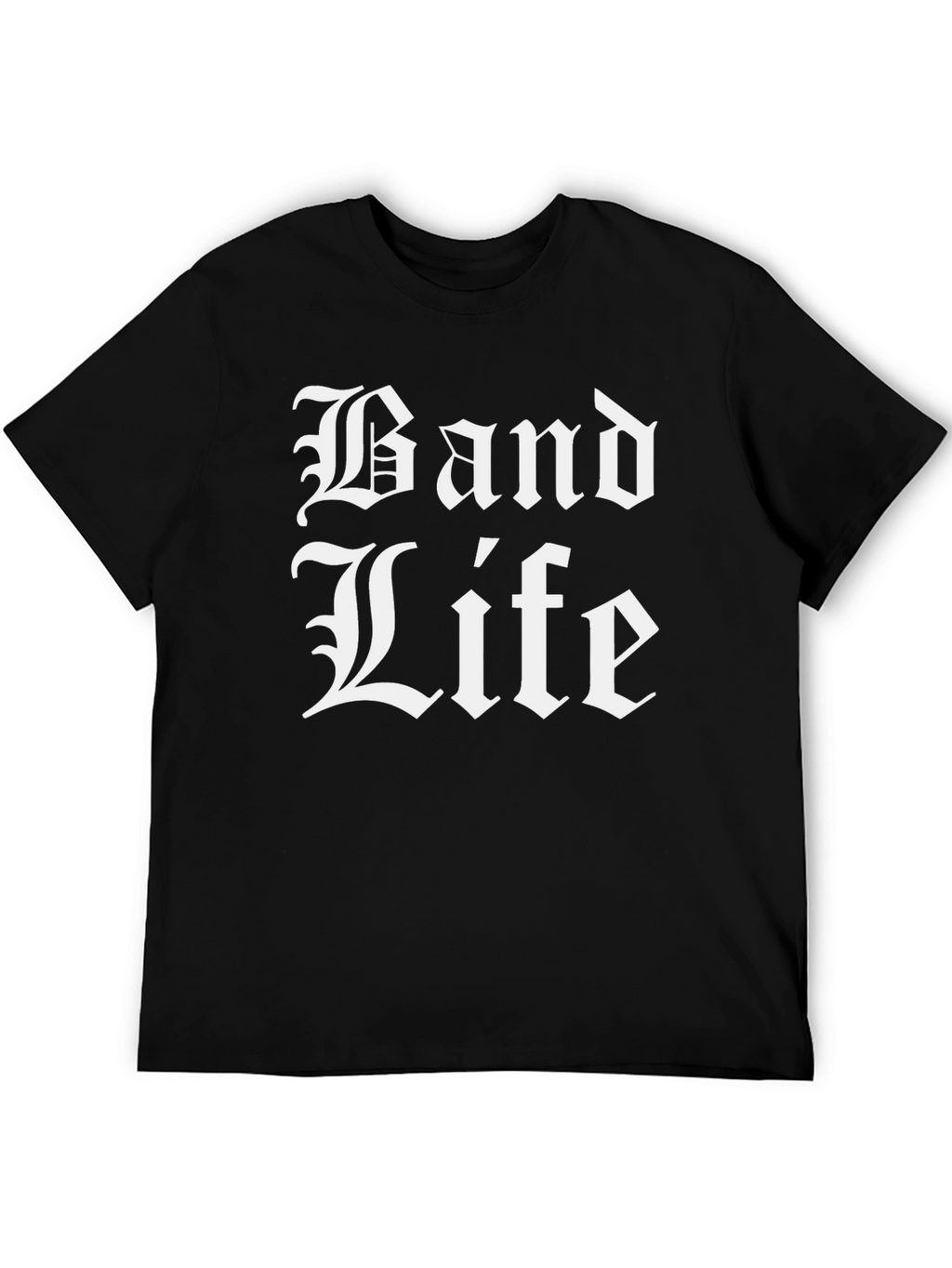 Band Life Black Graphic T-Shirt