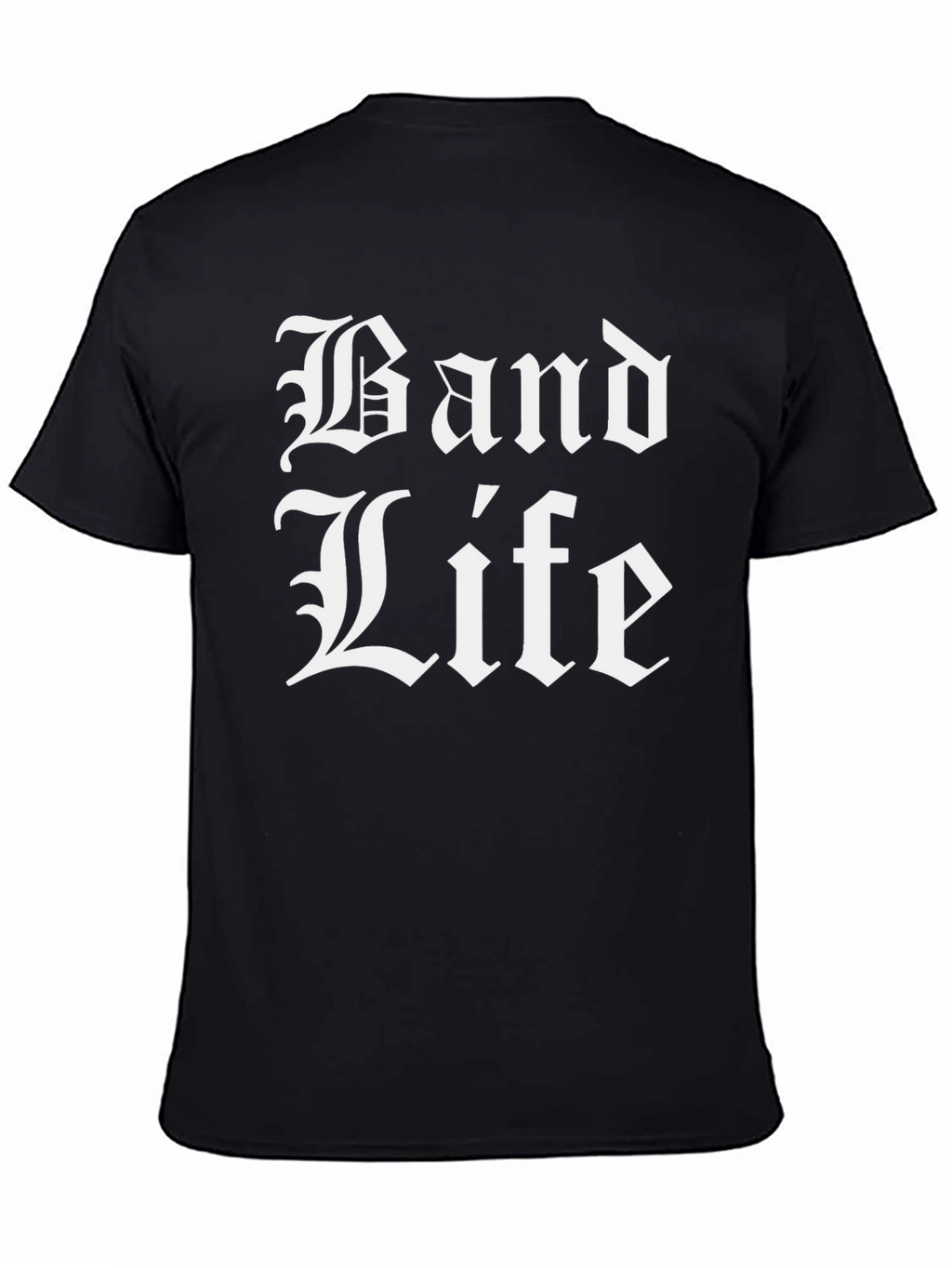 Band Life Black Graphic T-Shirt