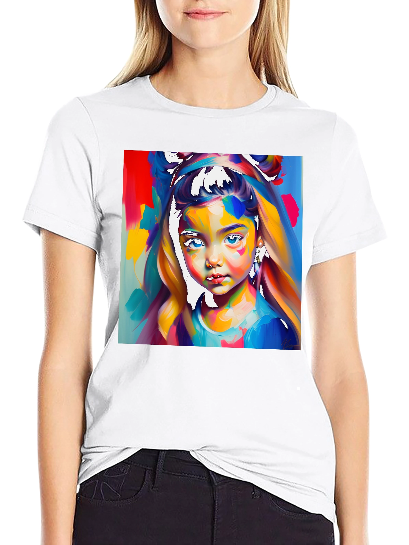 Vibrant Portrait Tee