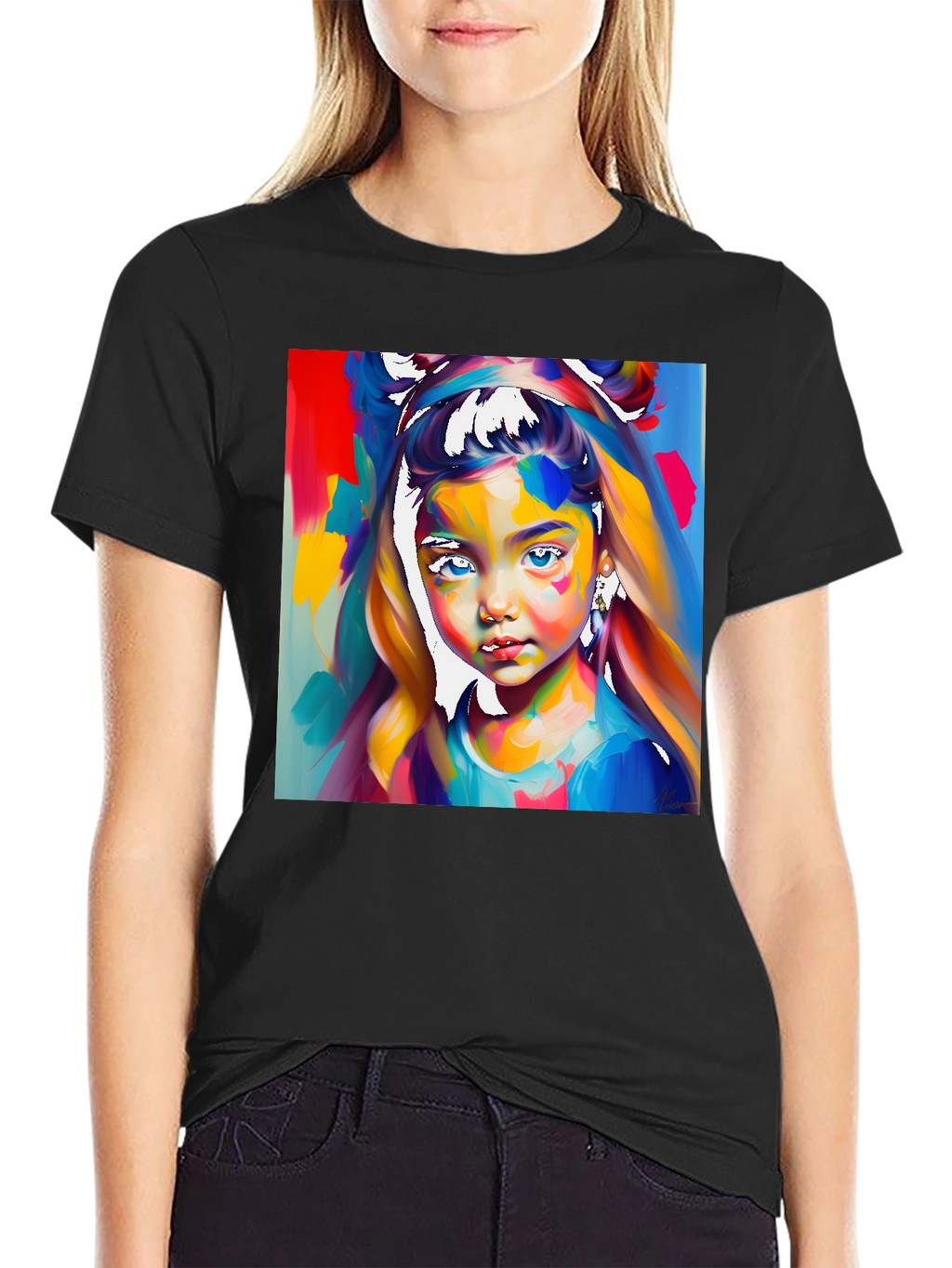 Vibrant Portrait Tee