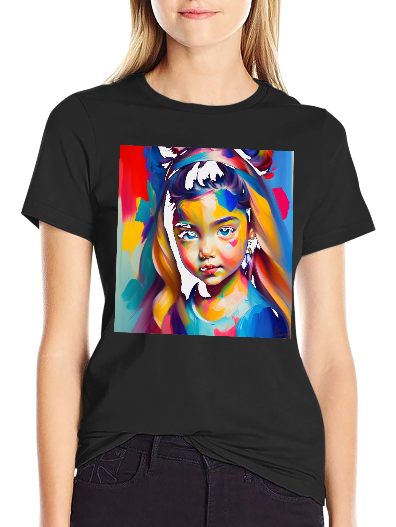 Vibrant Portrait Tee