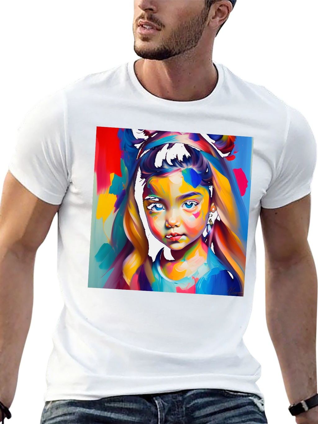 Vibrant Portrait Tee
