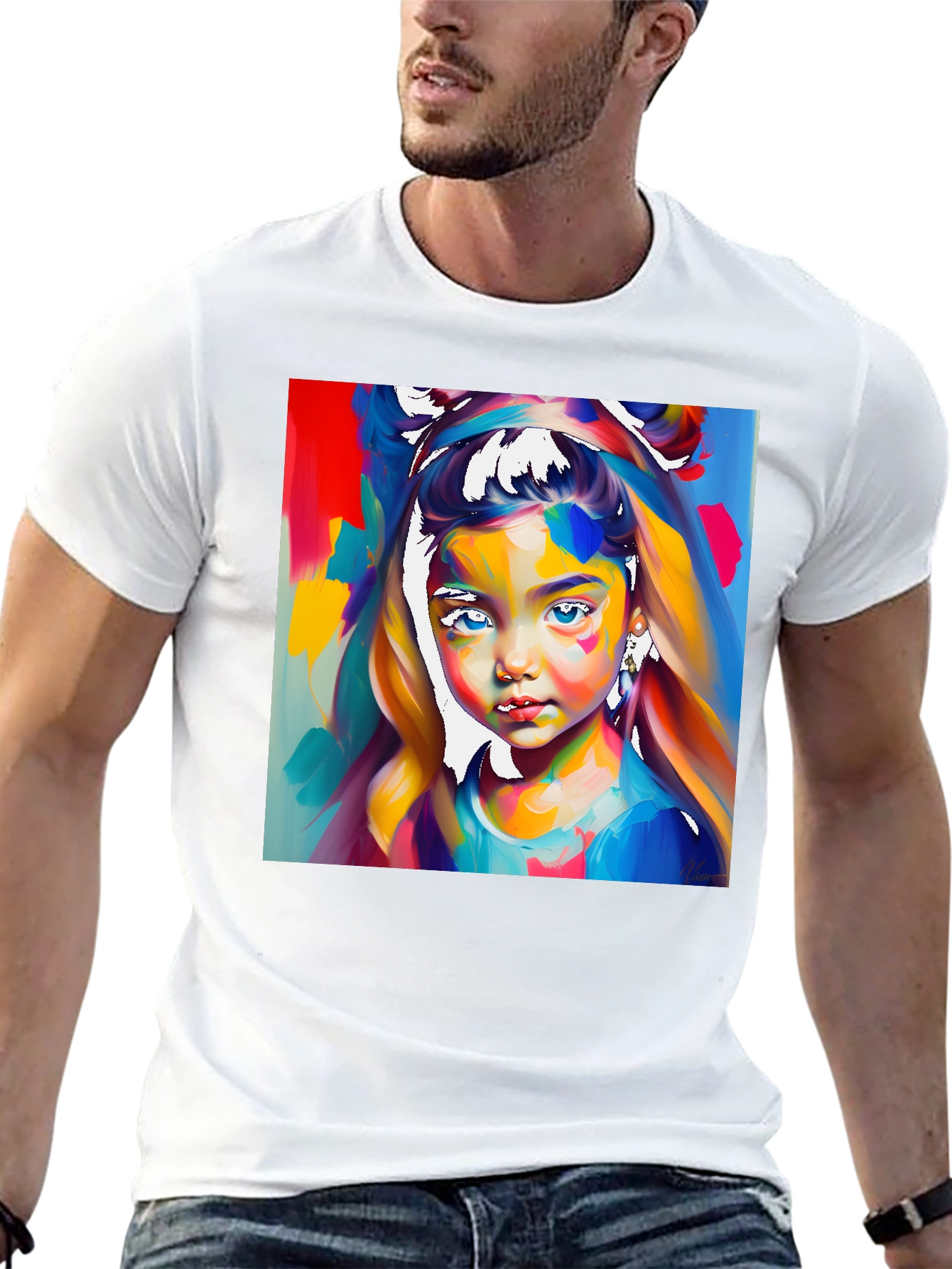 Vibrant Portrait Tee