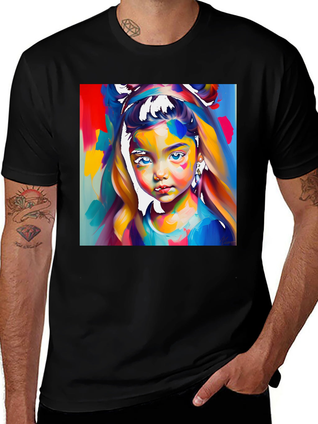 Vibrant Portrait Tee
