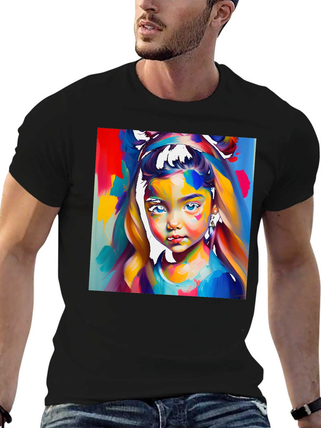 Vibrant Portrait Tee