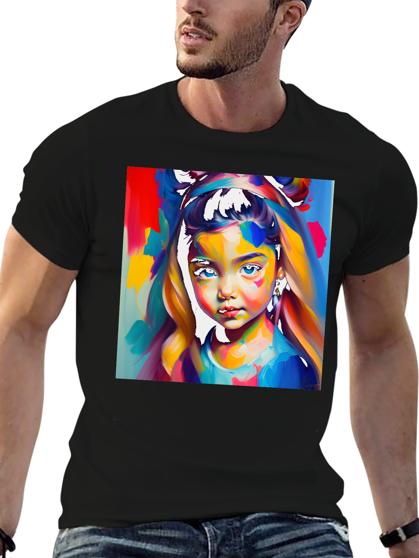 Vibrant Portrait Tee