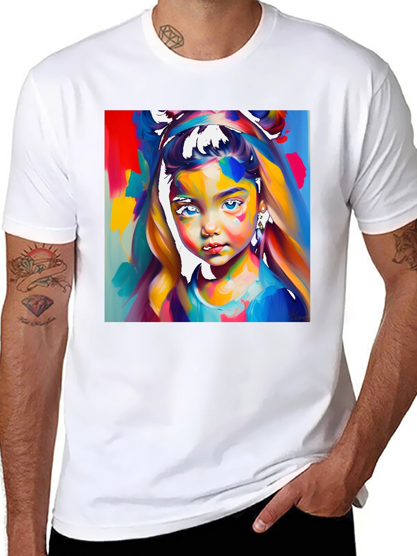 Vibrant Portrait Tee