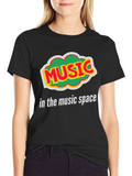 Music in the Music Space Graphic Tee