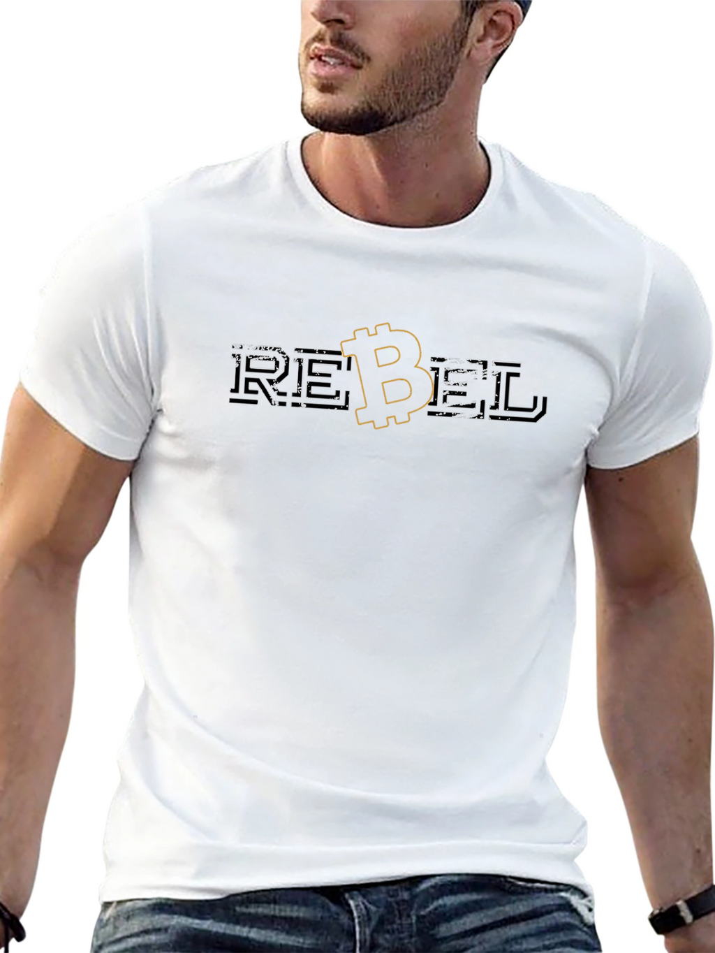 Bitcoin Rebel Black T-Shirt