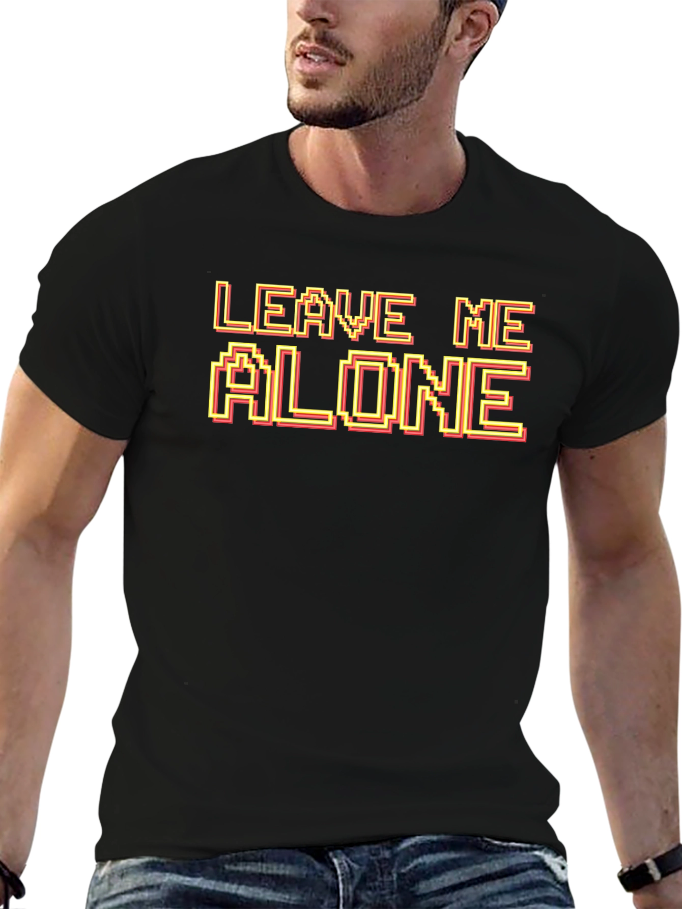 Leave Me Alone Retro Gaming T-Shirt