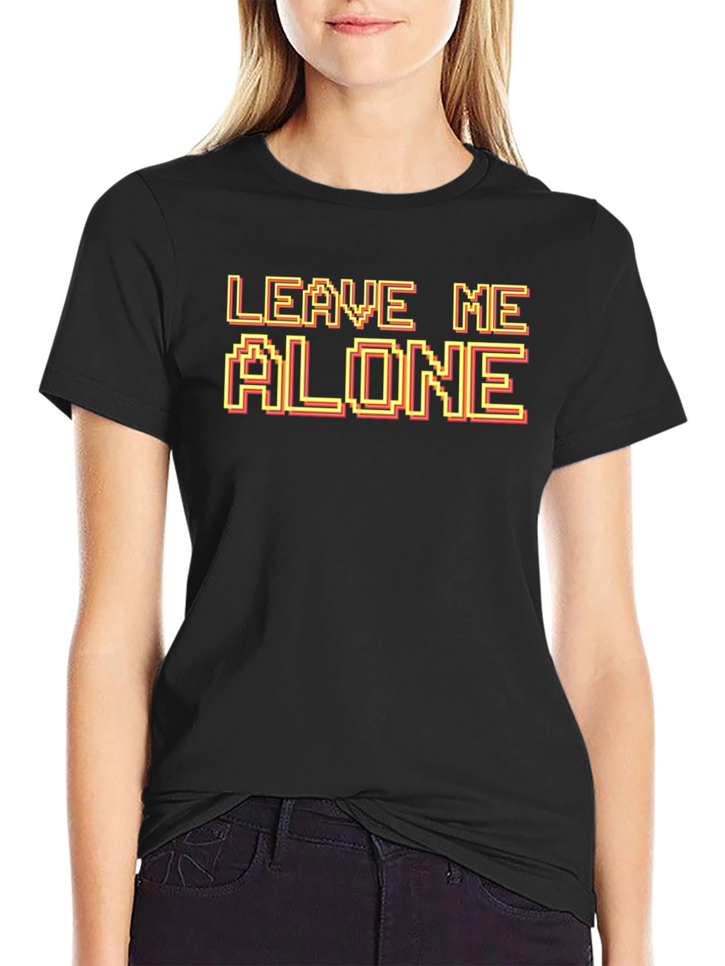 Leave Me Alone Retro Gaming T-Shirt