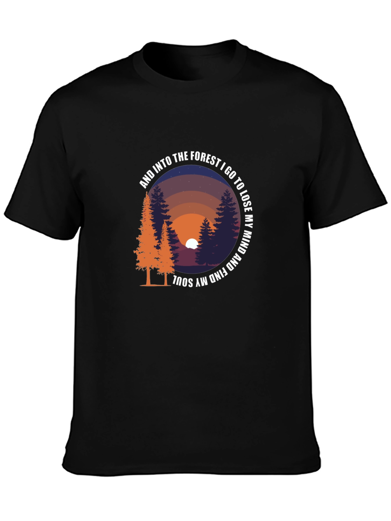 Forest Mind Soul Graphic T-Shirt
