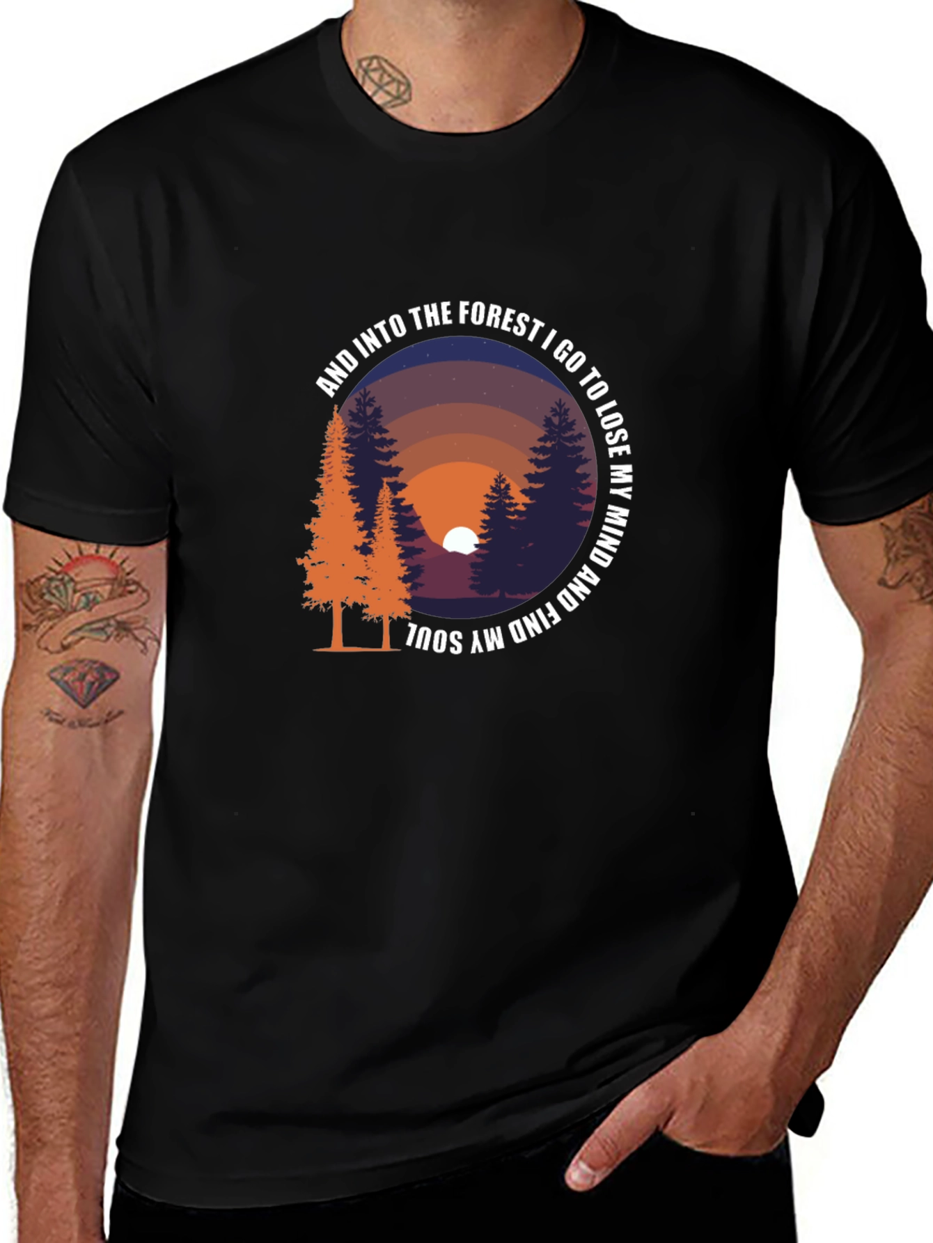 Forest Mind Soul Graphic T-Shirt