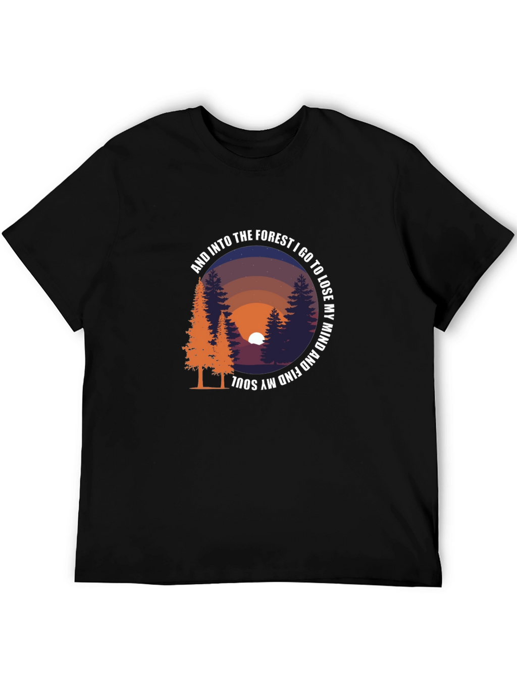 Forest Mind Soul Graphic T-Shirt